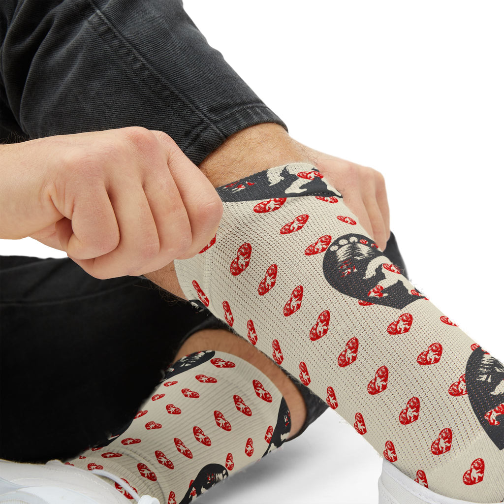 Heart of the Wild – Bigfoot Romance Crew Socks