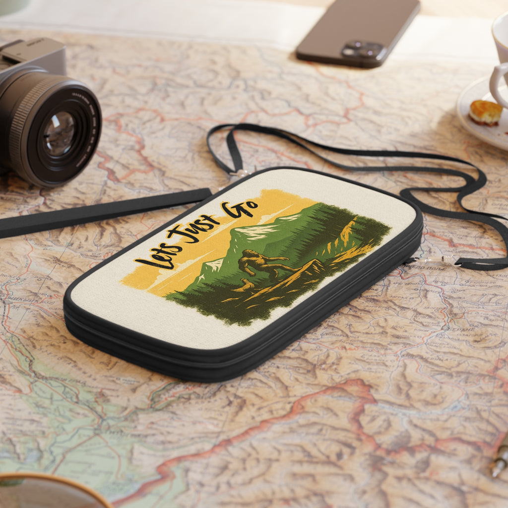Let’s Just Go – Wander Wild Canvas Passport Wallet