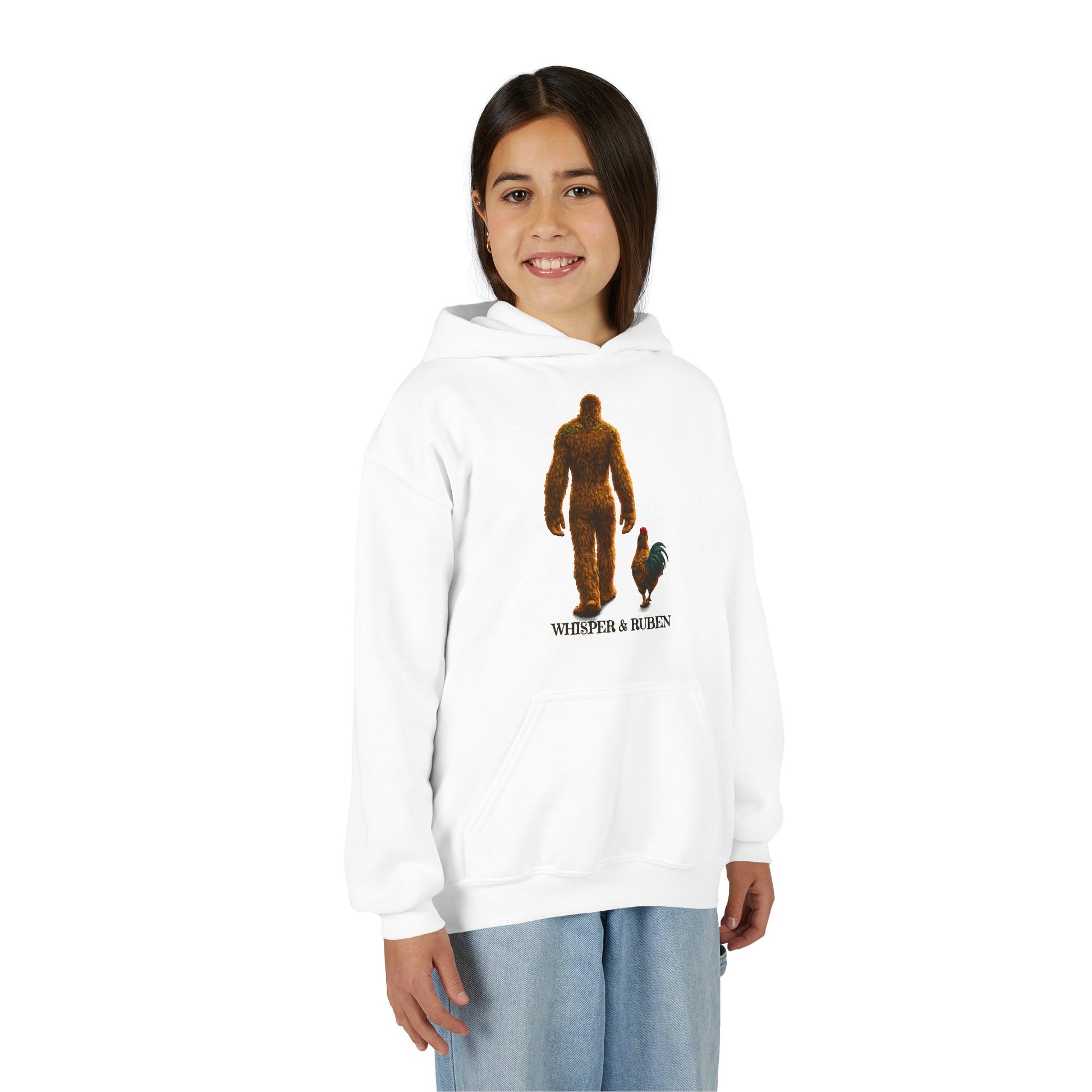 Whisper & Ruben Youth Heavy Blend Hooded Sweatshirt