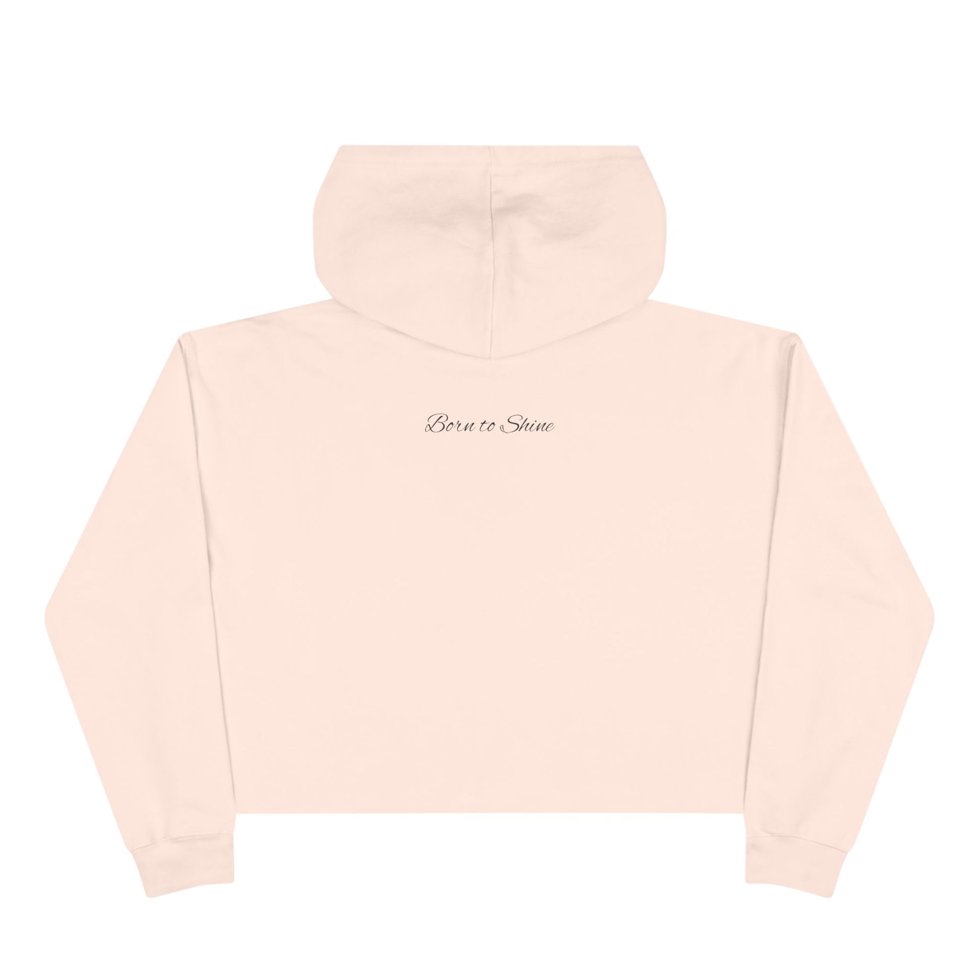 Born to Shine – Radiant Rooster Cropped Hoodie