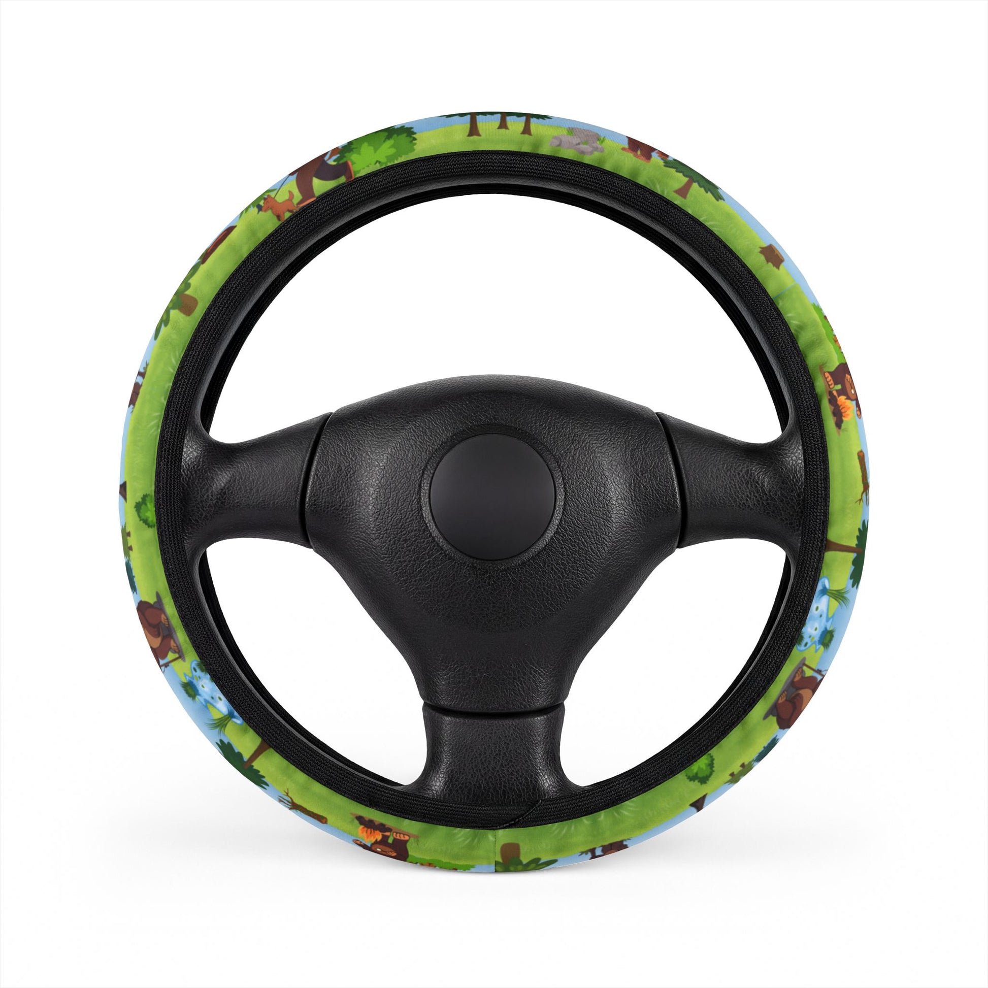 Bigfoot Adventure Steering Wheel Cover