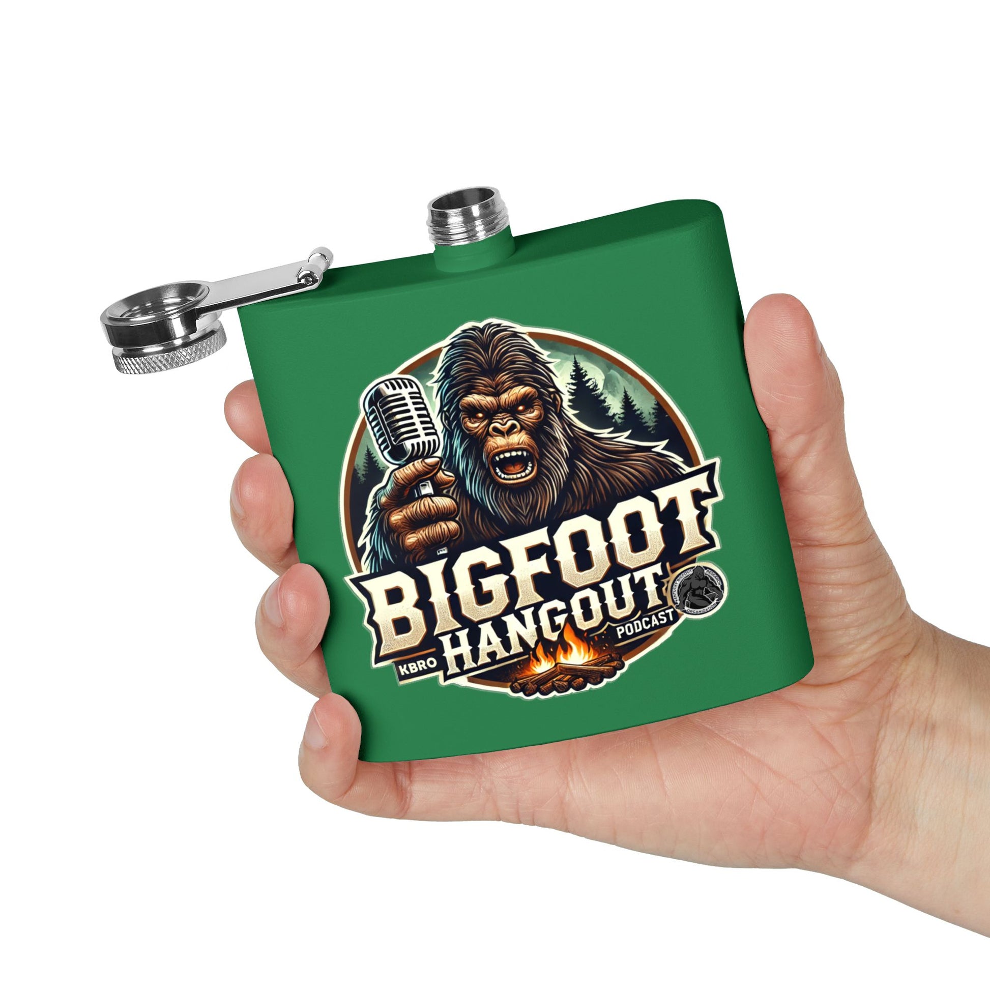 The Bigfoot Hangout – Stainless Steel Flask