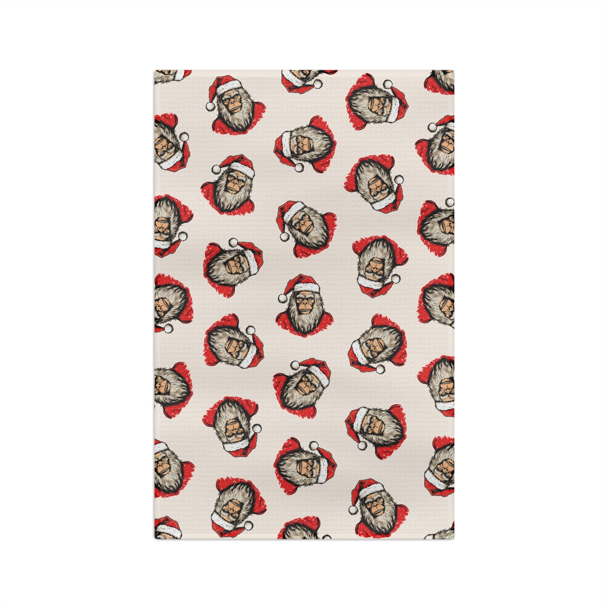 Santa Squatch – Holiday Microfiber Tea Towel