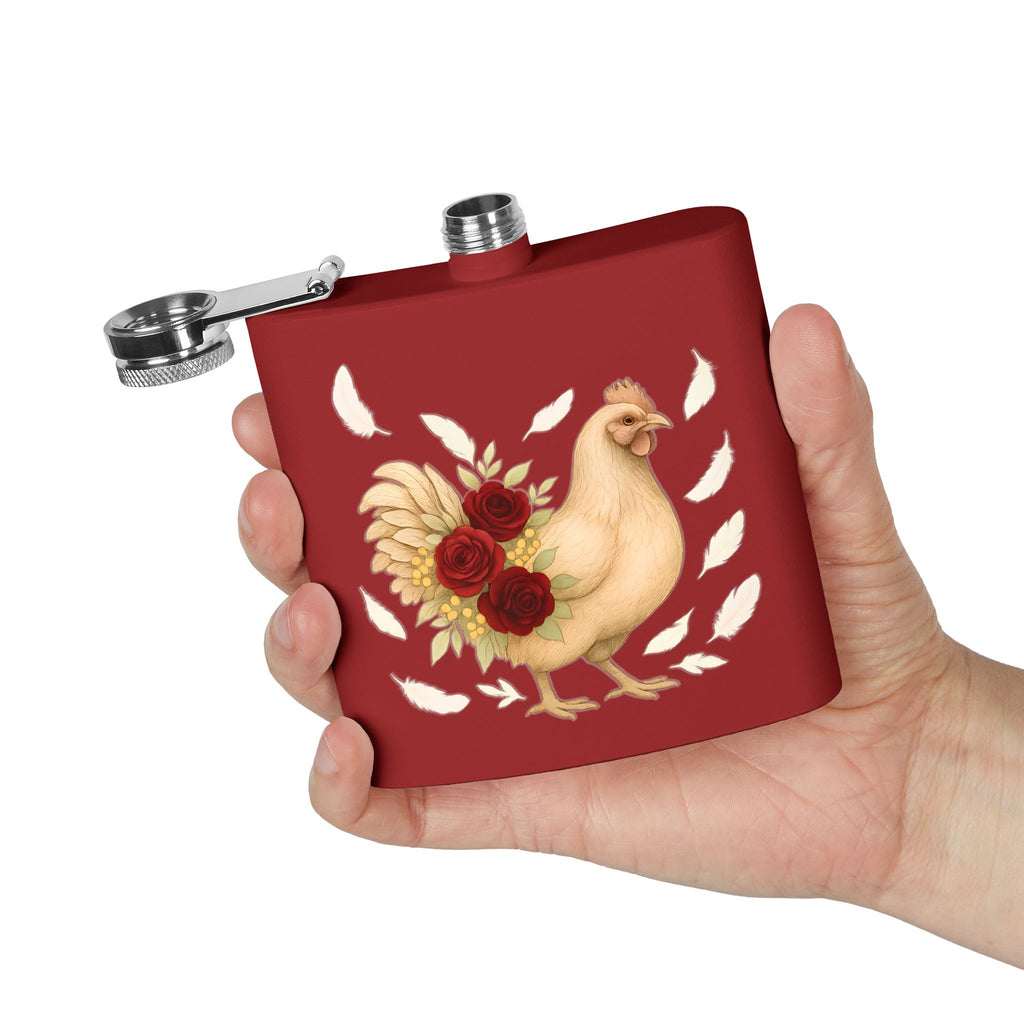 Mother Clucker Bloom – Stainless Steel Flask