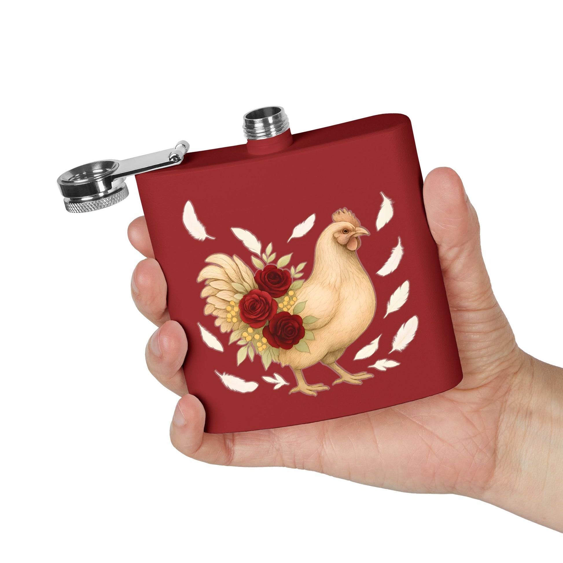 Mother Clucker Bloom – Stainless Steel Flask