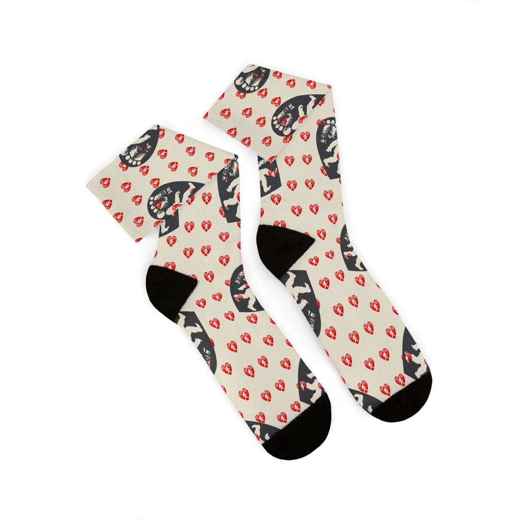 Heart of the Wild – Bigfoot Romance Crew Socks