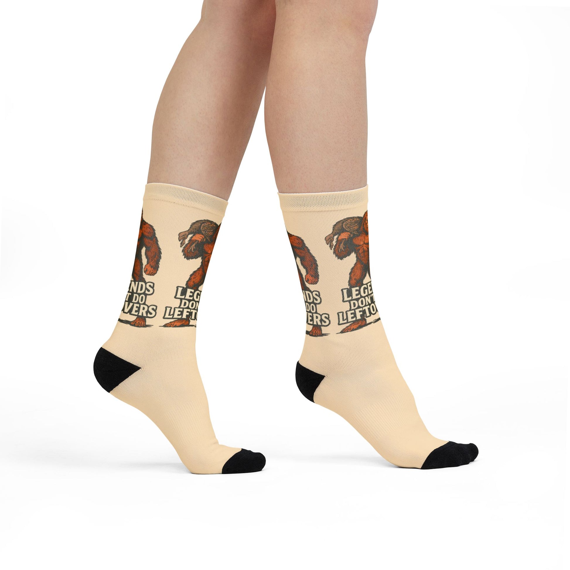 Legends Don't Do Leftovers Crew Socks