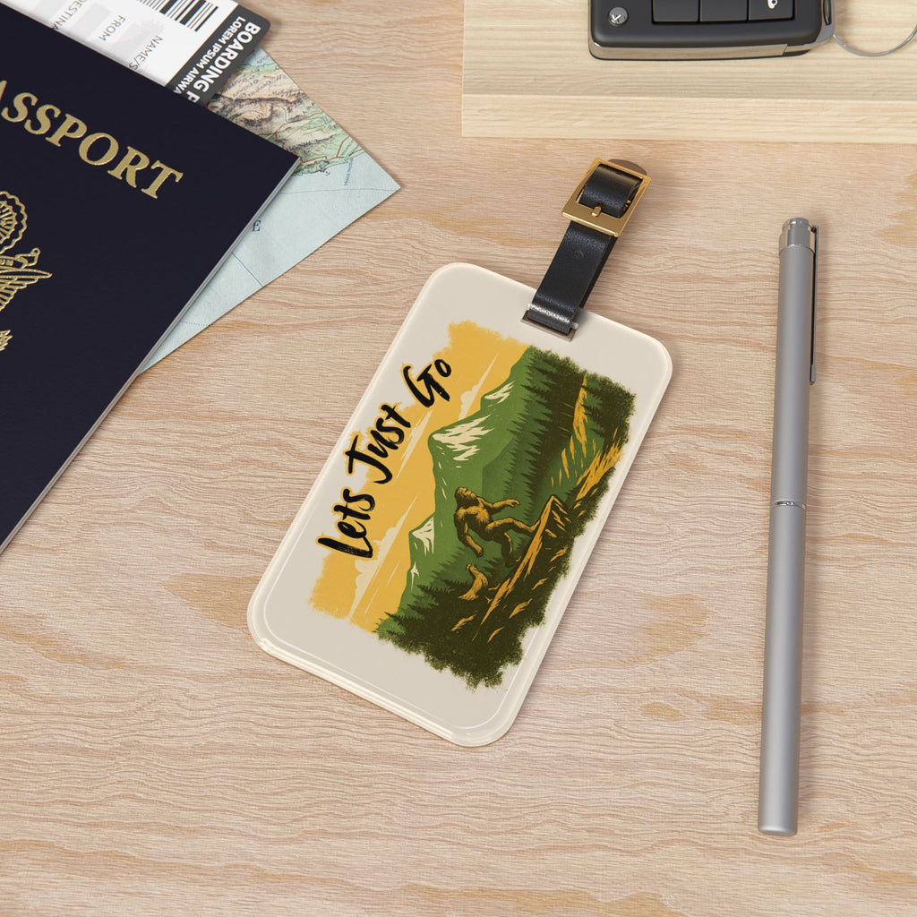 Let’s Just Go – Wander Wild Acrylic Luggage Tag