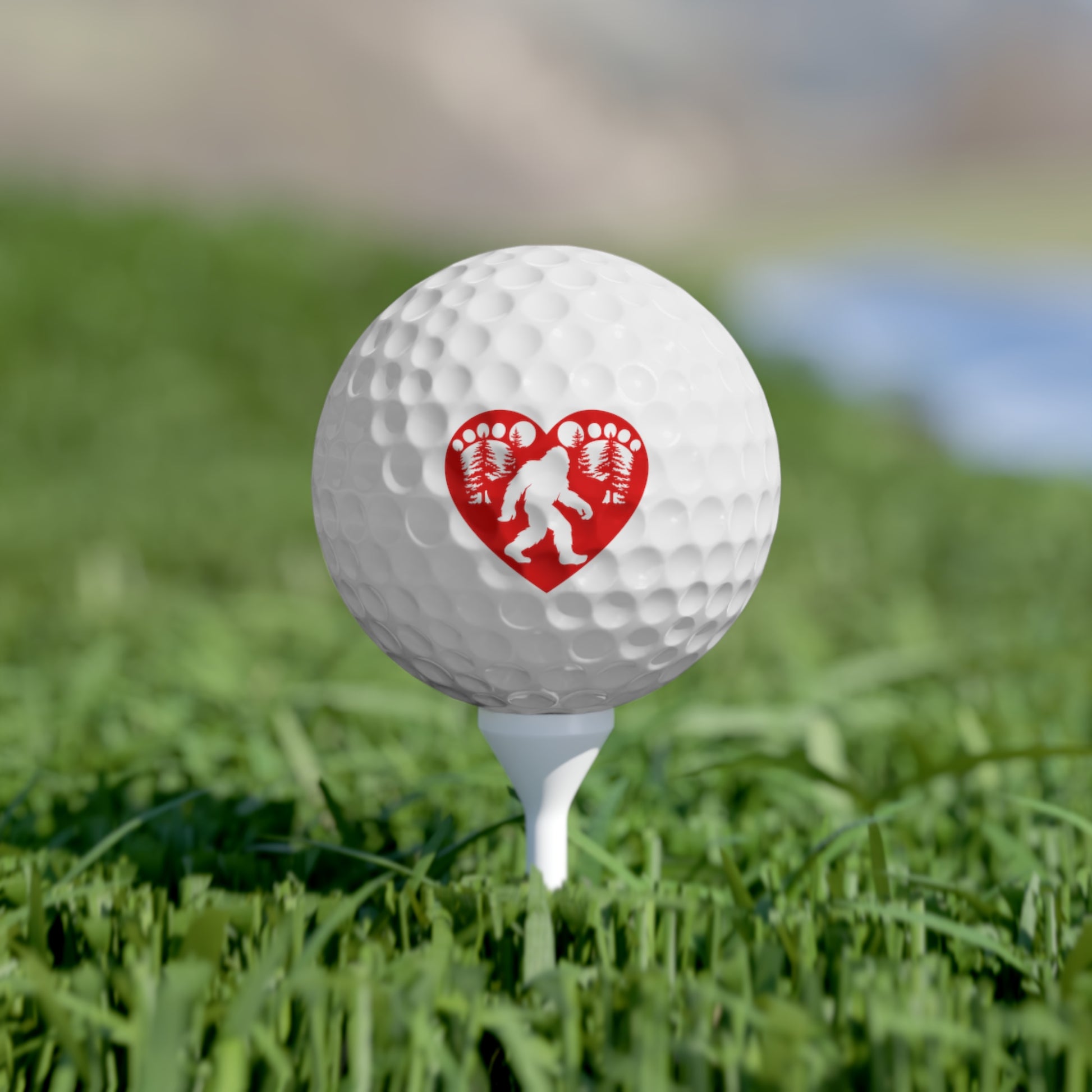 Heart of the Wild Golf Balls, 6pcs