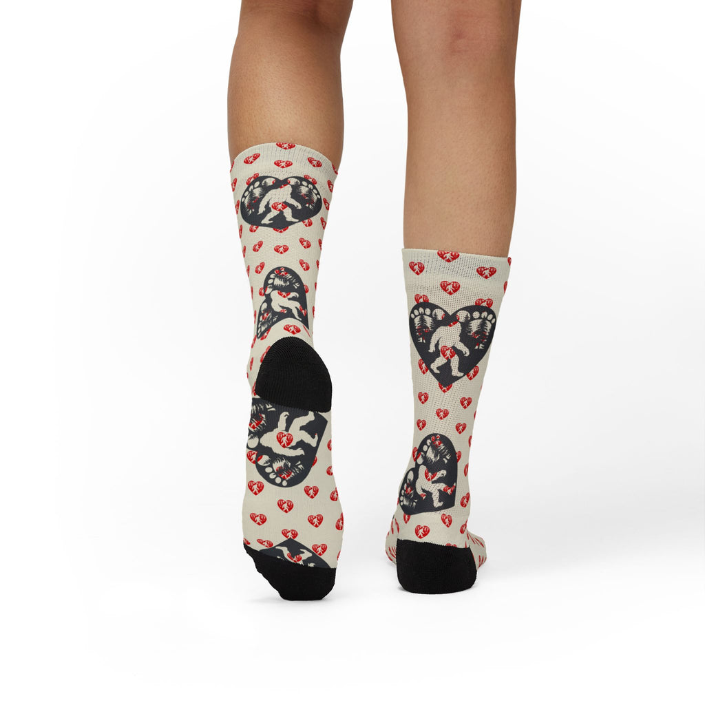 Heart of the Wild – Bigfoot Romance Crew Socks