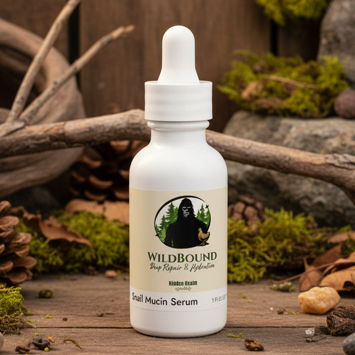 WildBound Snail Mucin Facial Serum, 1oz - Hidden Realm Essentials