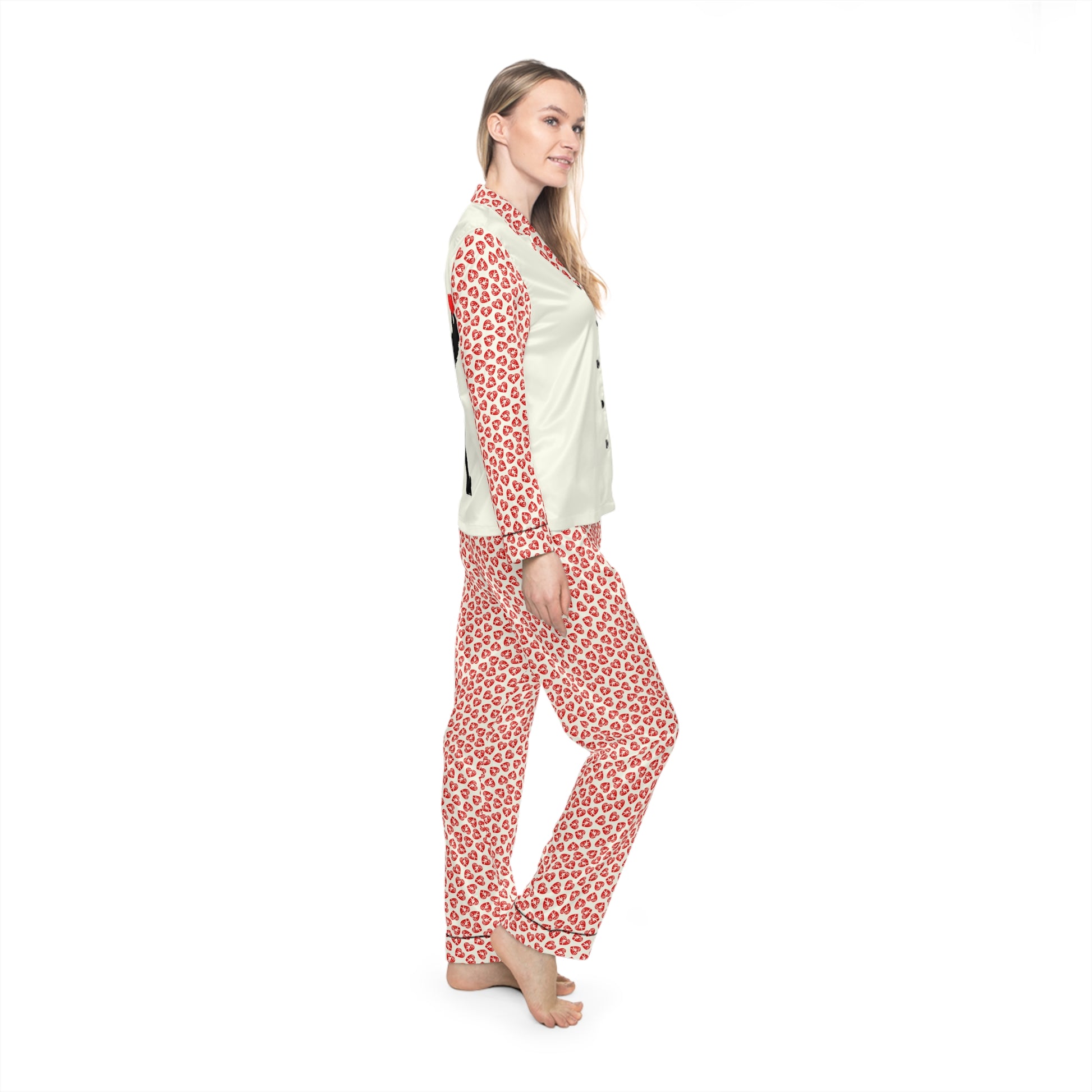 Gentle Giant – Valentine’s Satin Pajama Set
