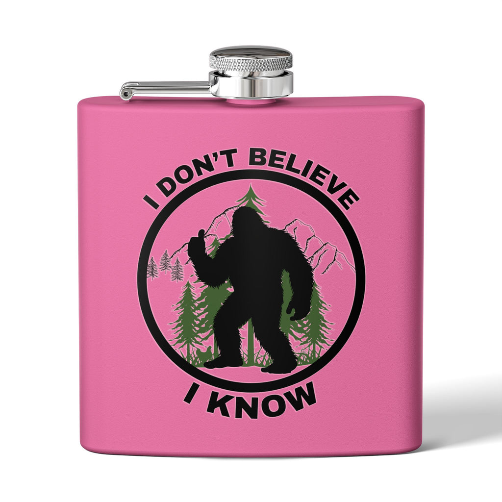 I Don’t Believe Stainless Steel Flask