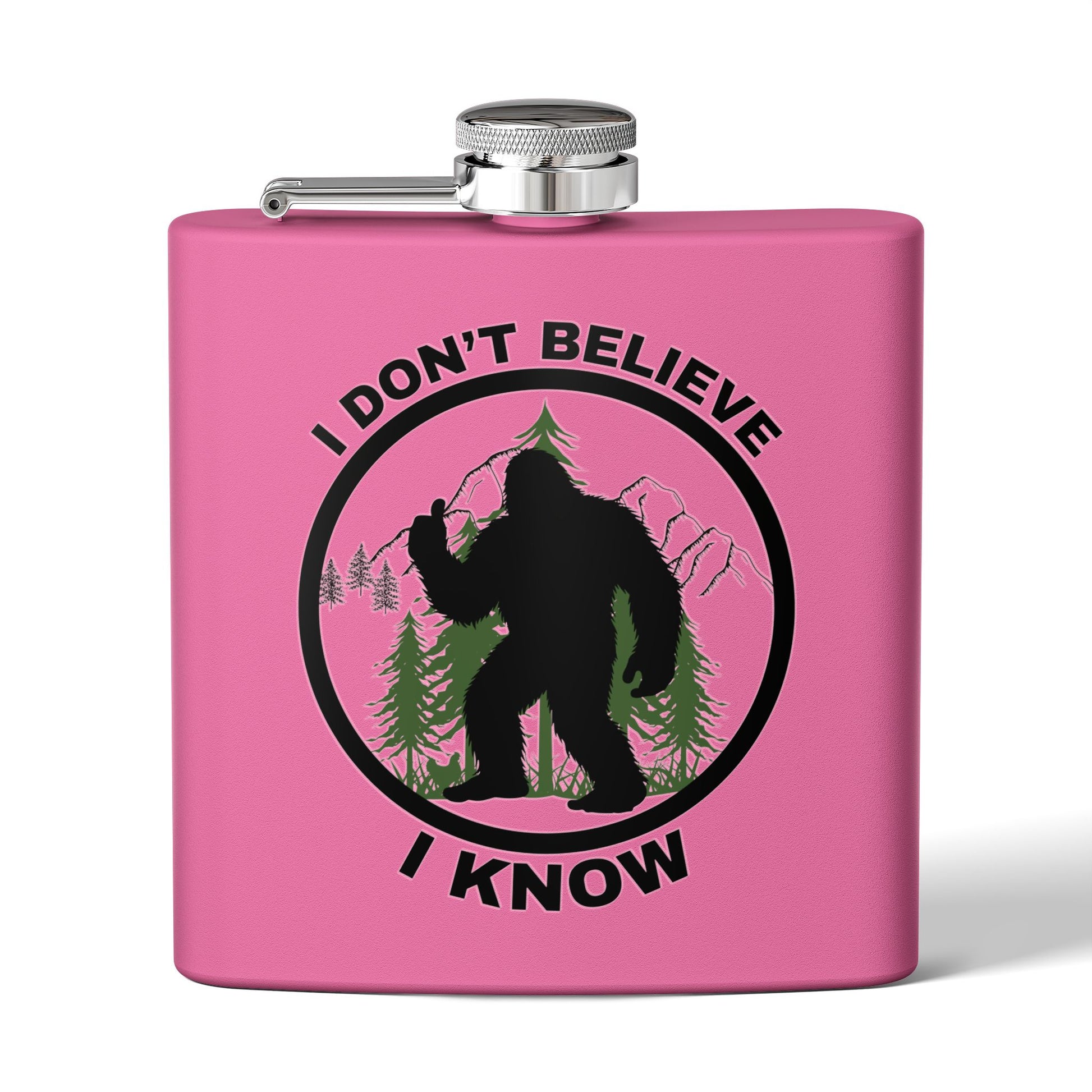 I Don’t Believe Stainless Steel Flask