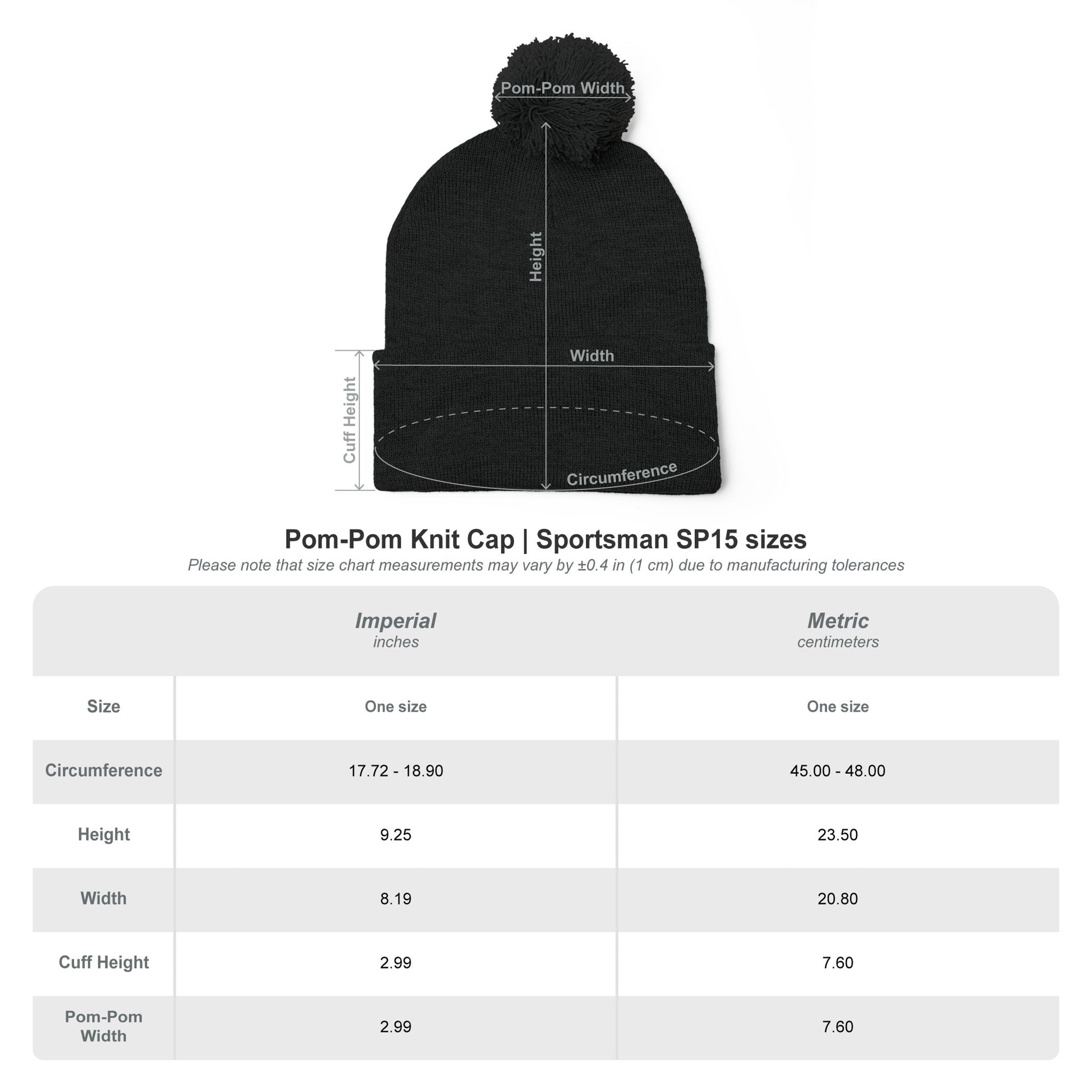 Born to Shine – Cozy Pom Knit Beanie