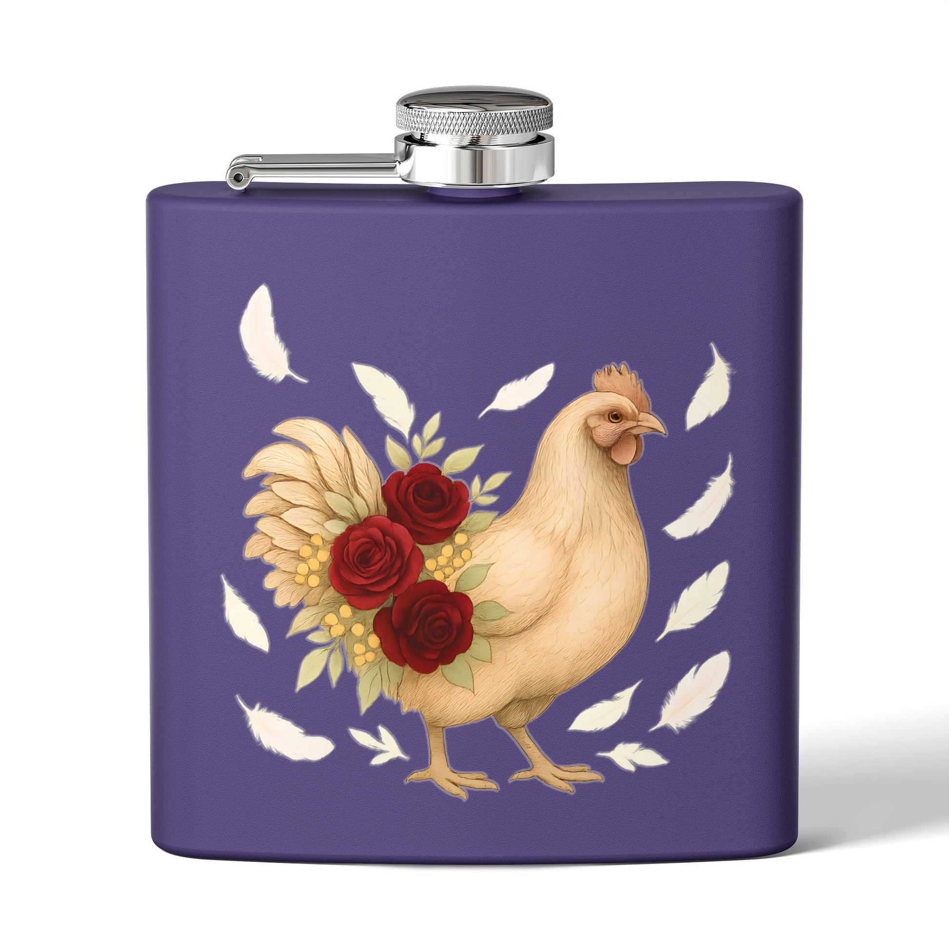 Mother Clucker Bloom – Stainless Steel Flask