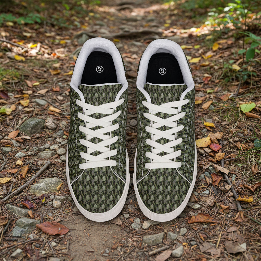 Shadow Stalker Low-Top Leather Sneakers