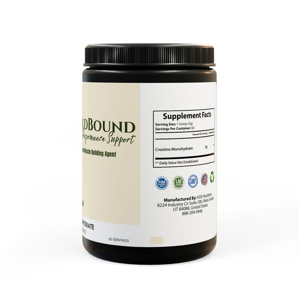 WildBound Creatine Monohydrate Supplement (300g, 10.58oz) - Hidden Realm Essentials