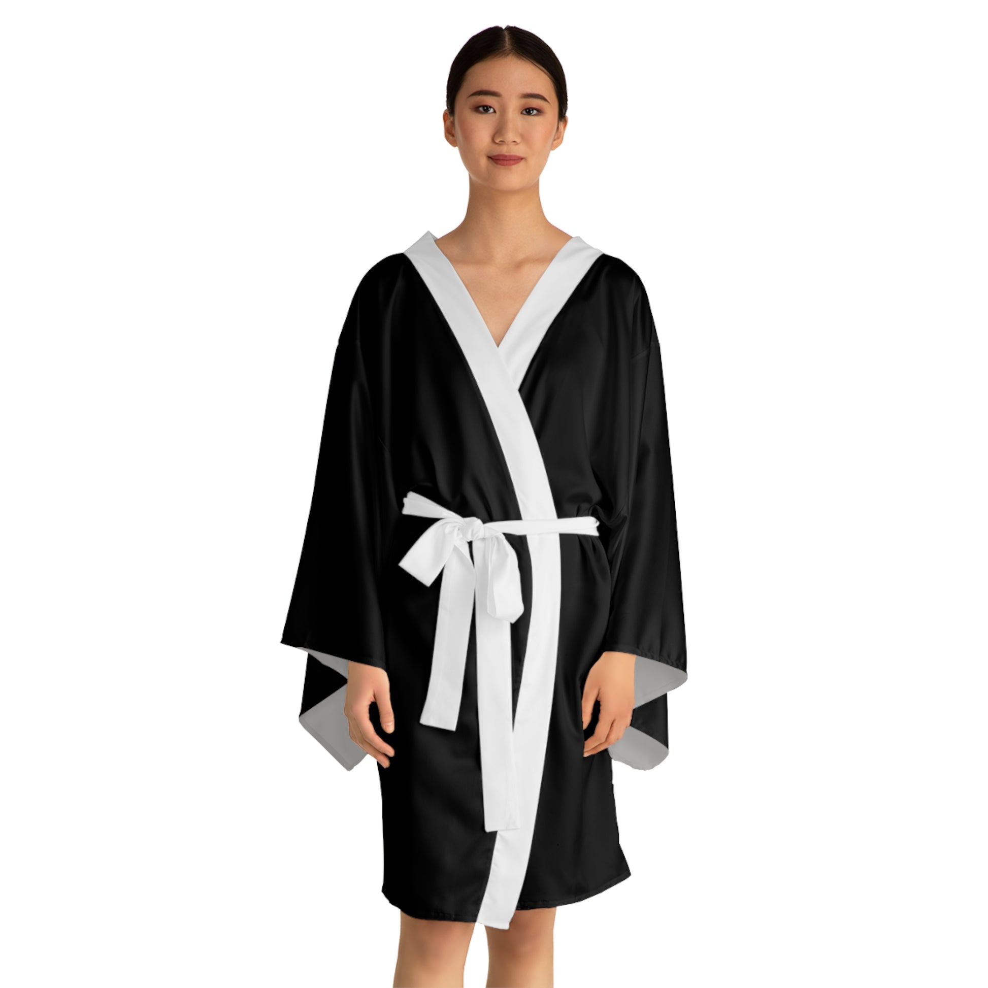 Stay Funky, Stay Festive – Holiday Kimono Robe Dark Edition