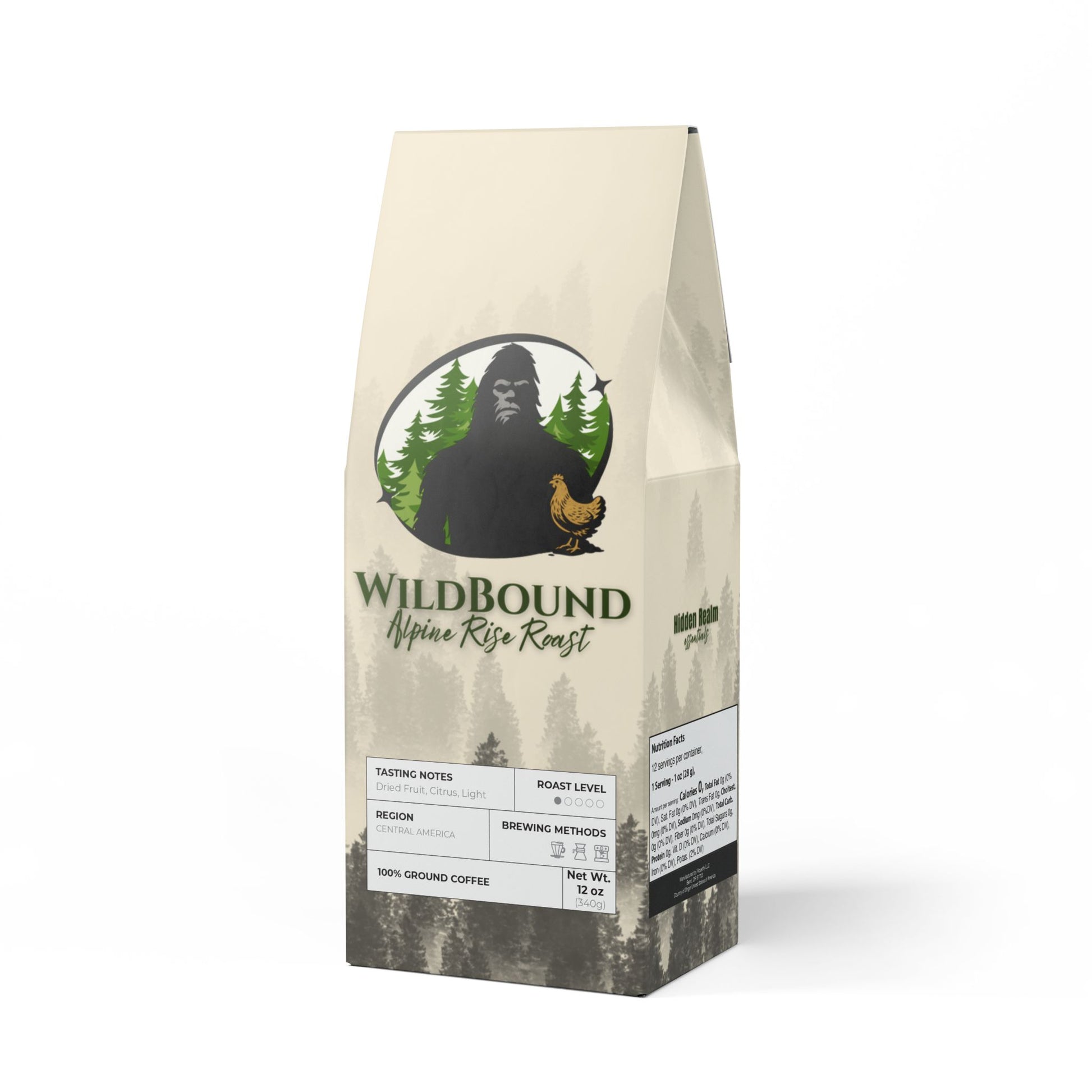 WildBound Alpine Rise Roast Coffee Blend (Light Roast) - Hidden Realm Essentials