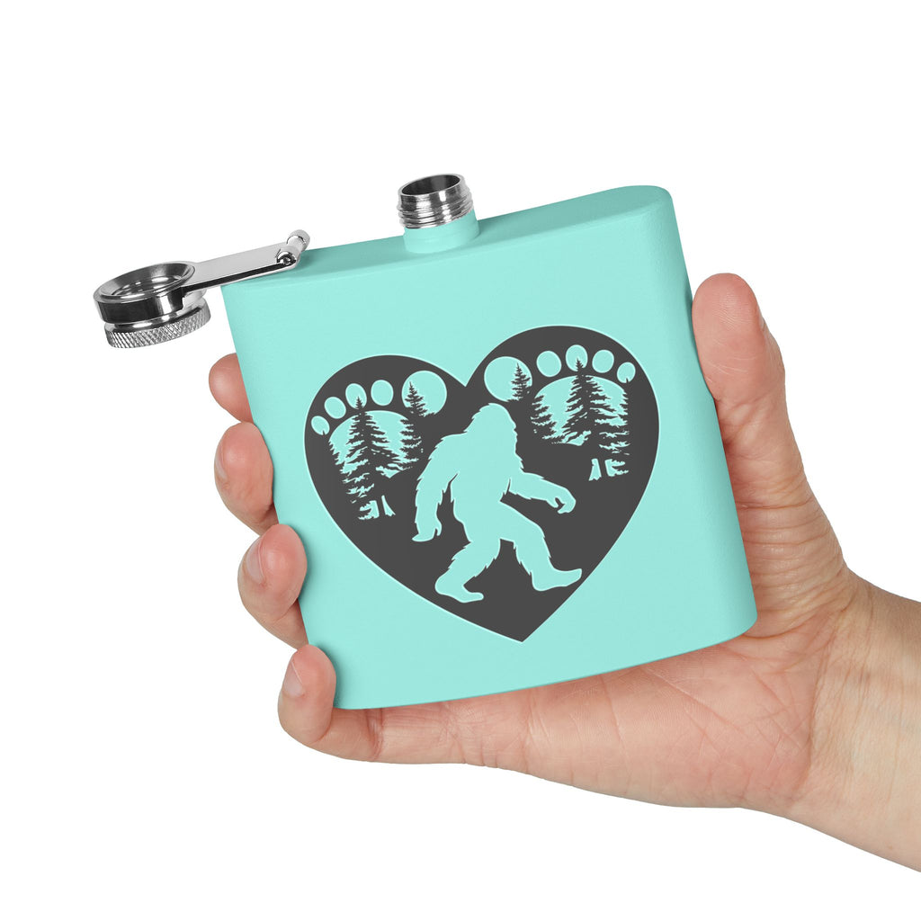 Dark Heart of the Wild – Bigfoot Love Stainless Steel Flask