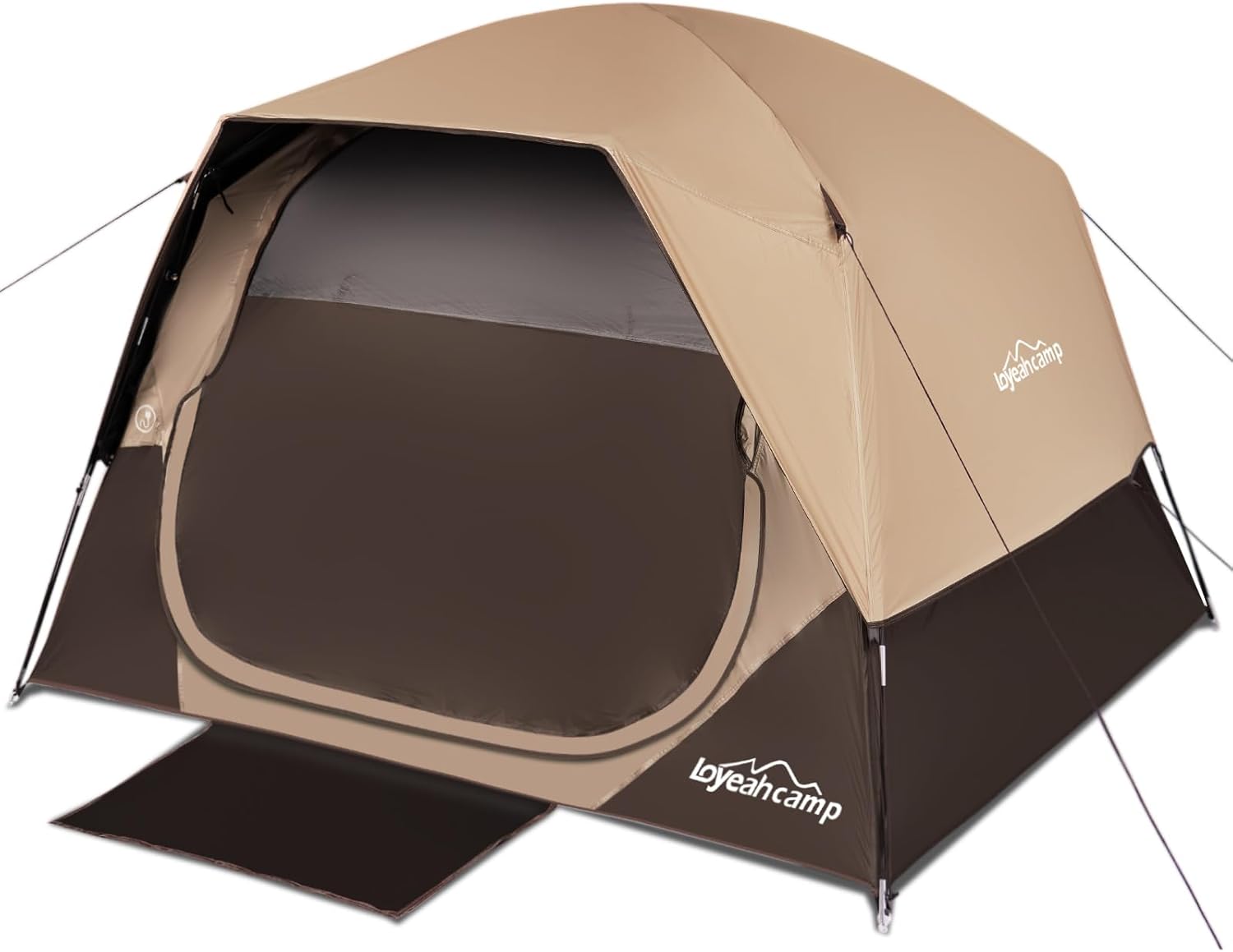 LOYEAHCAMP 4-Person Blackout Camping Tent