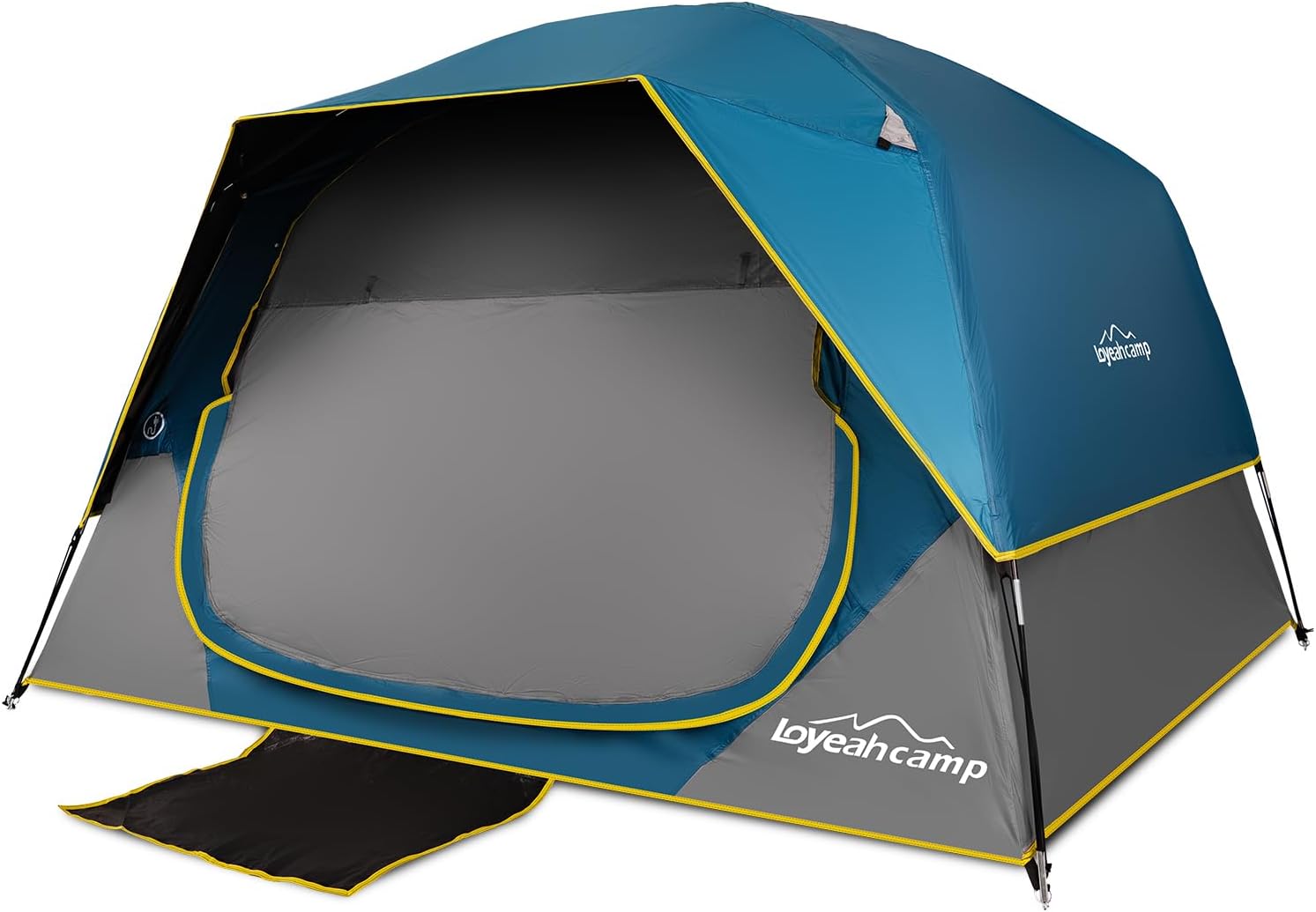 LOYEAHCAMP 4-Person Blackout Camping Tent