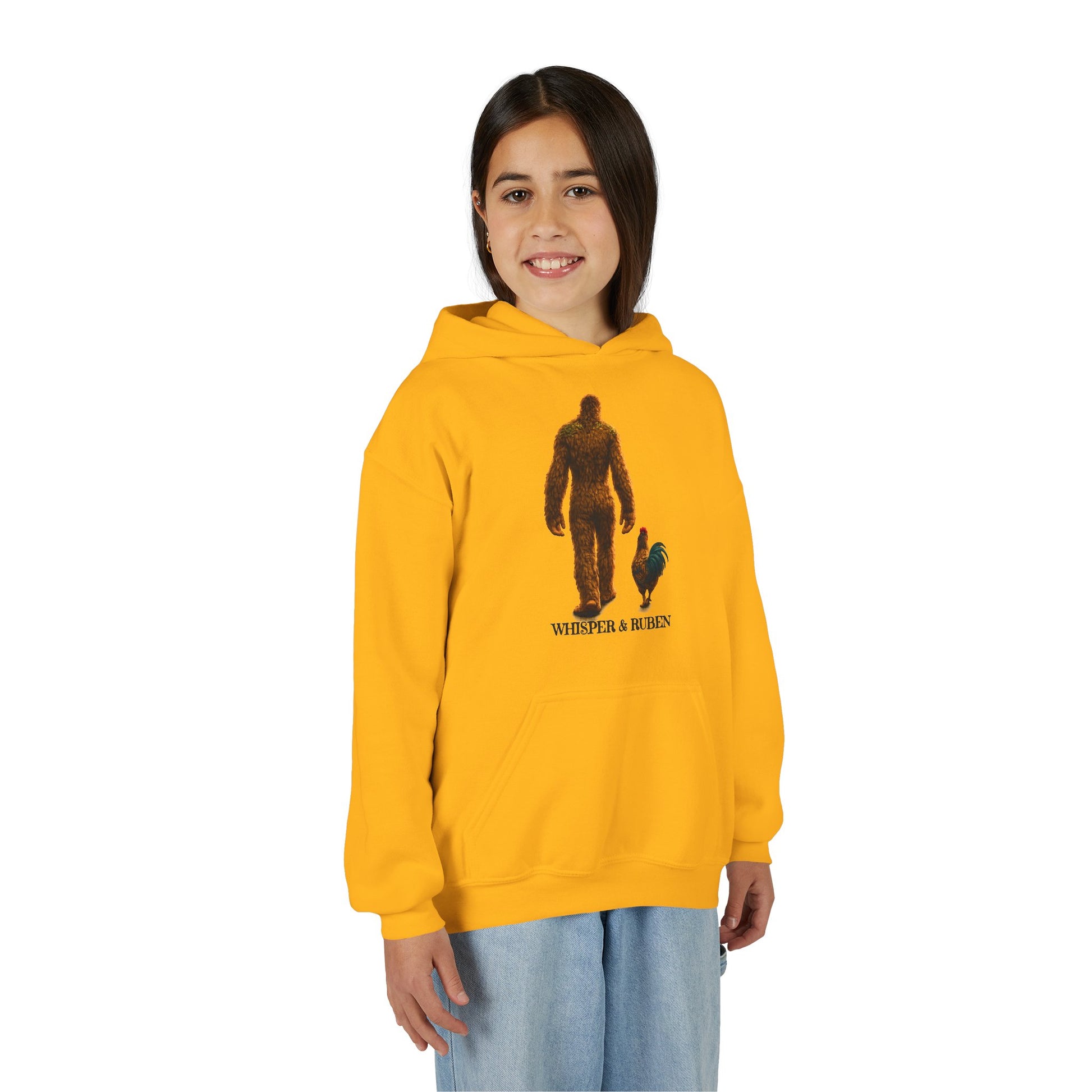 Whisper & Ruben Youth Heavy Blend Hooded Sweatshirt
