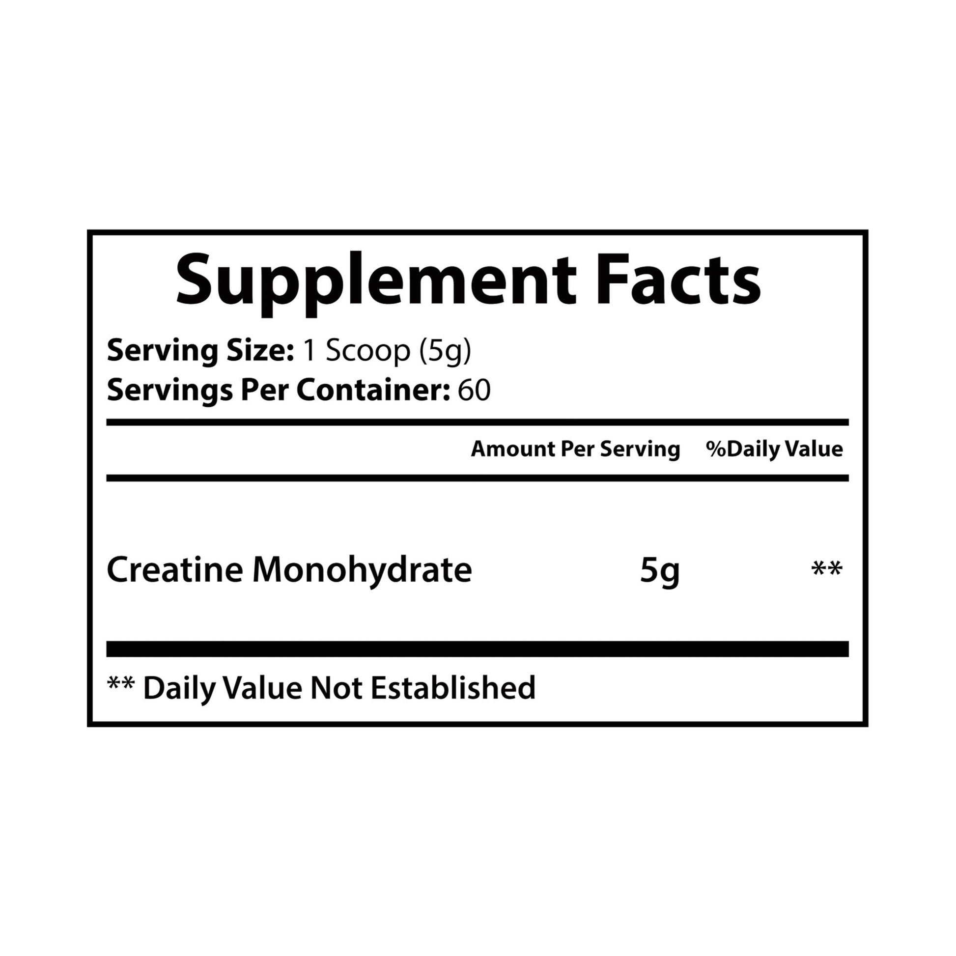 WildBound Creatine Monohydrate Supplement (300g, 10.58oz) - Hidden Realm Essentials