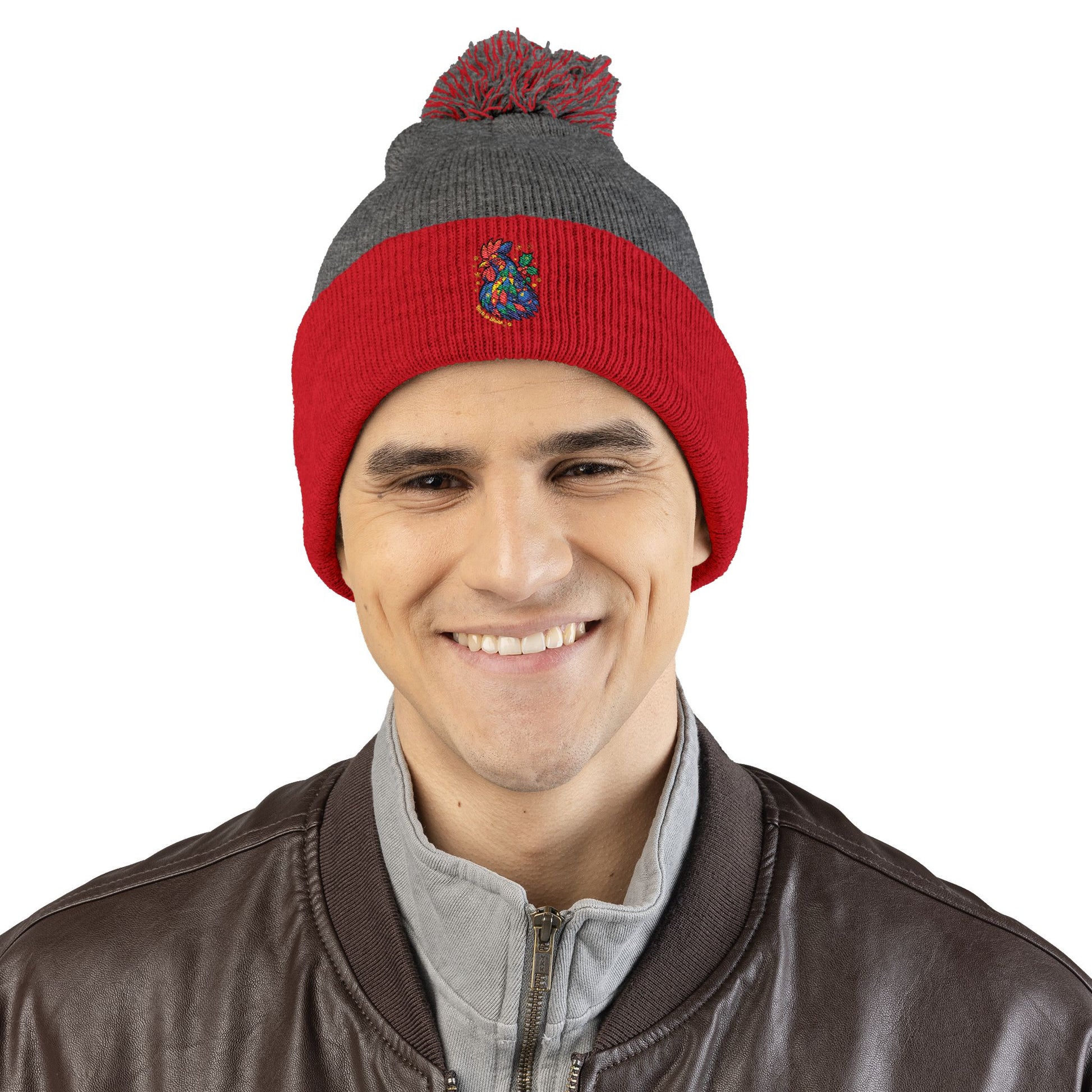 Born to Shine – Cozy Pom Knit Beanie