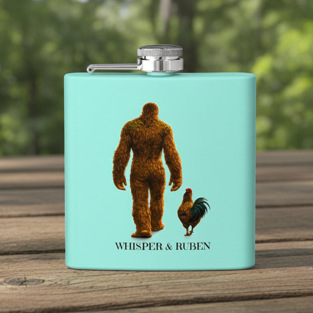 Copy of Dark Wild at Heart – Bigfoot Love Stainless Steel Flask