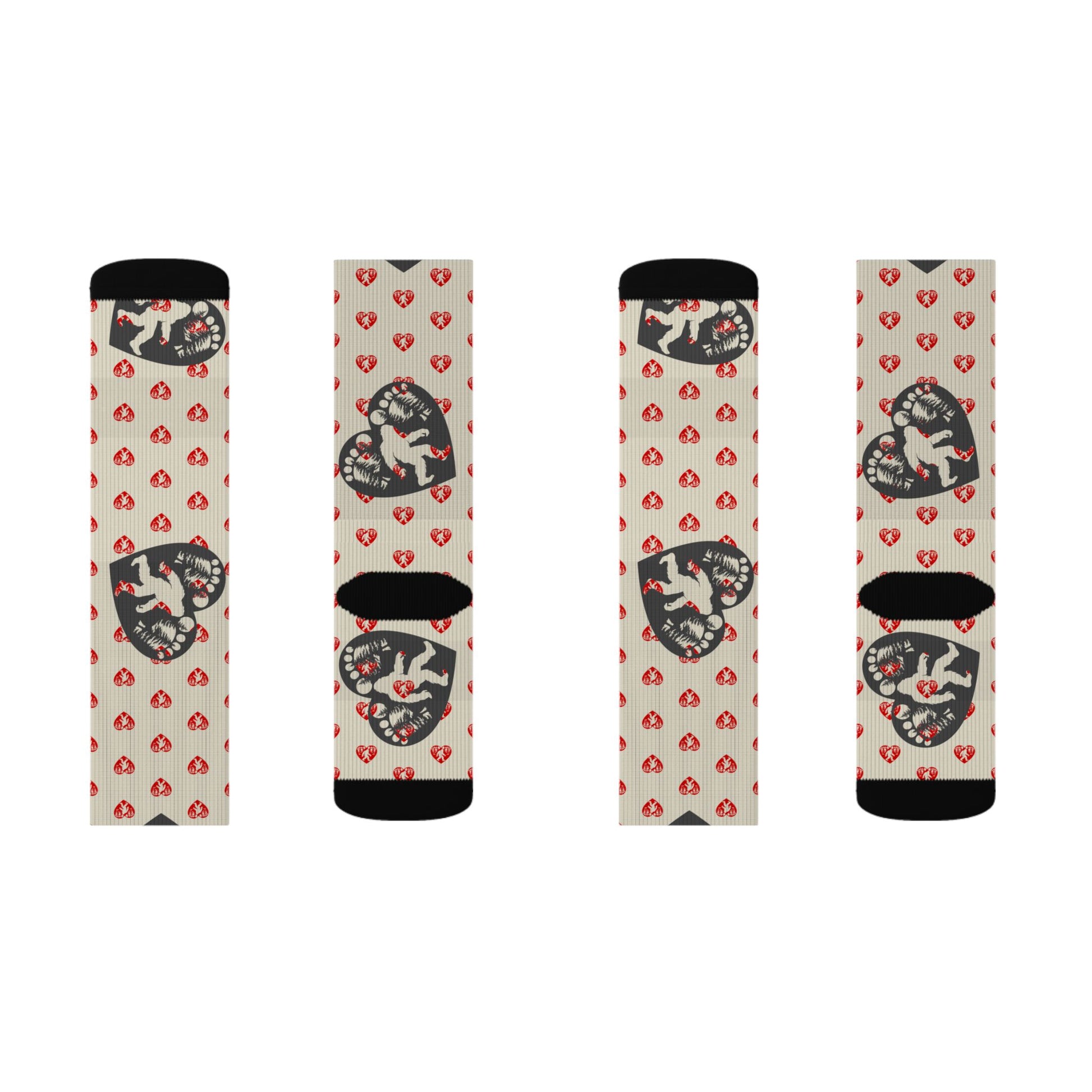 Heart of the Wild – Bigfoot Romance Crew Socks