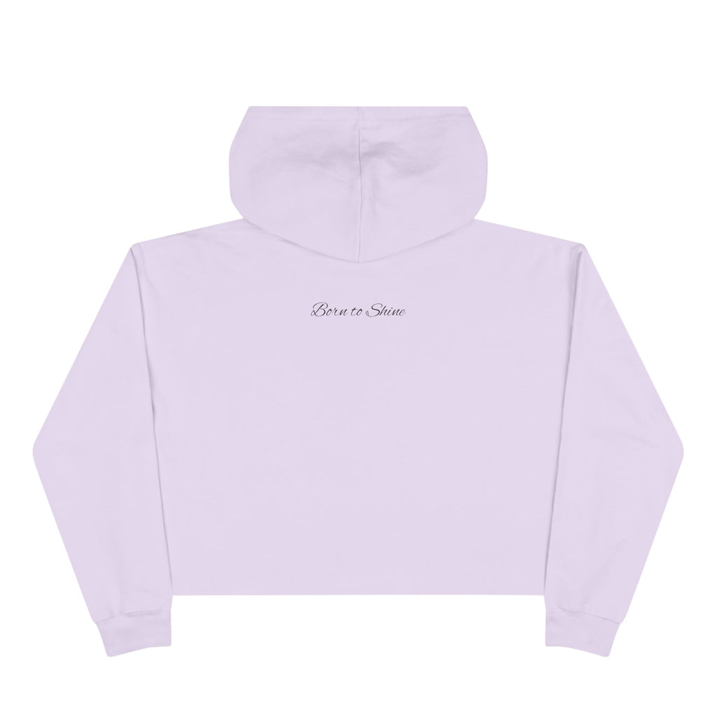 Born to Shine – Radiant Rooster Cropped Hoodie