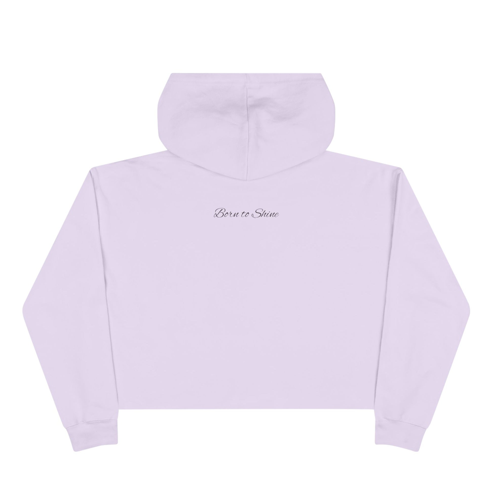 Born to Shine – Radiant Rooster Cropped Hoodie