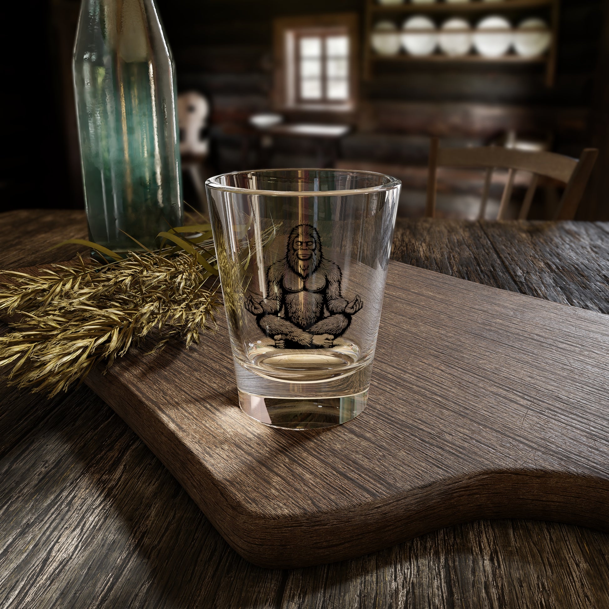 The Zen Squatch Shot Glass