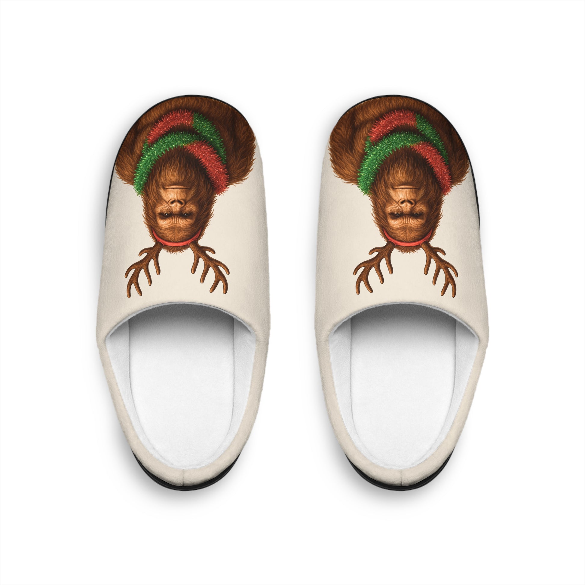 Reindeer Squatch – Women’s Indoor Slippers