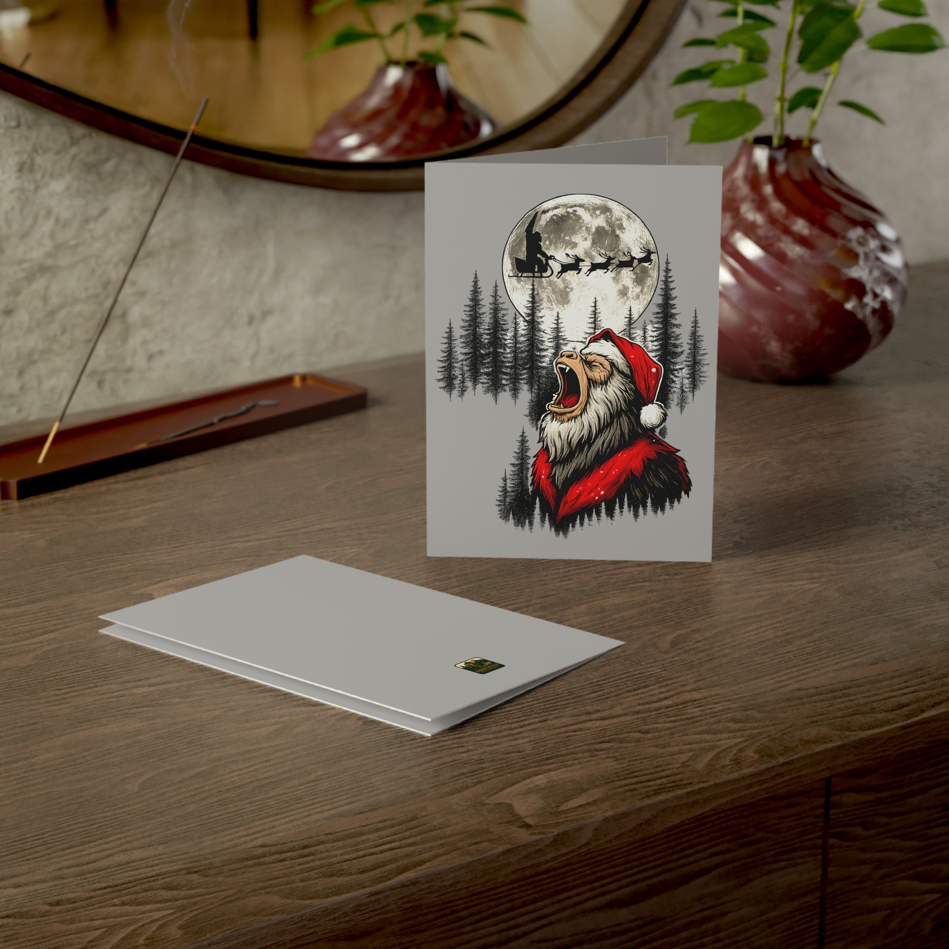Silent Night, Squatch Night – Legendary Christmas Card Set