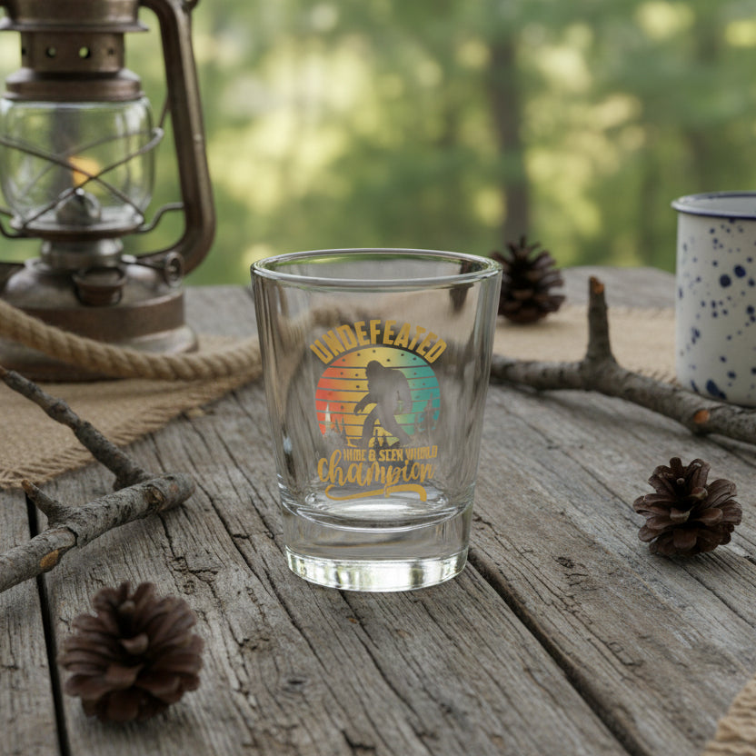 Undefeated Champion Shot Glass