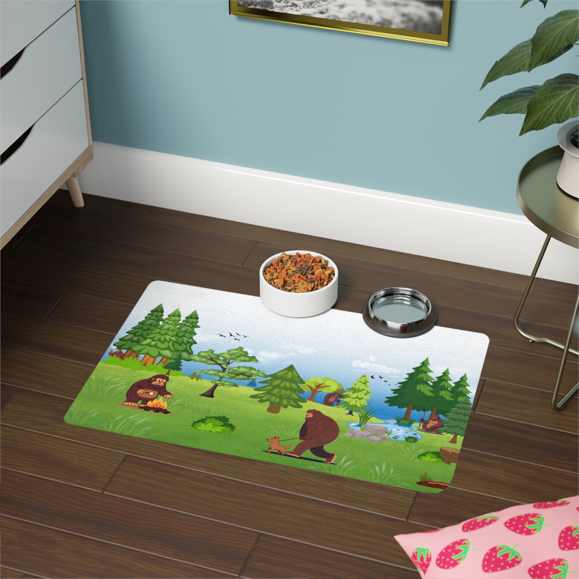 Bigfoot Adventure Pet Food Mat