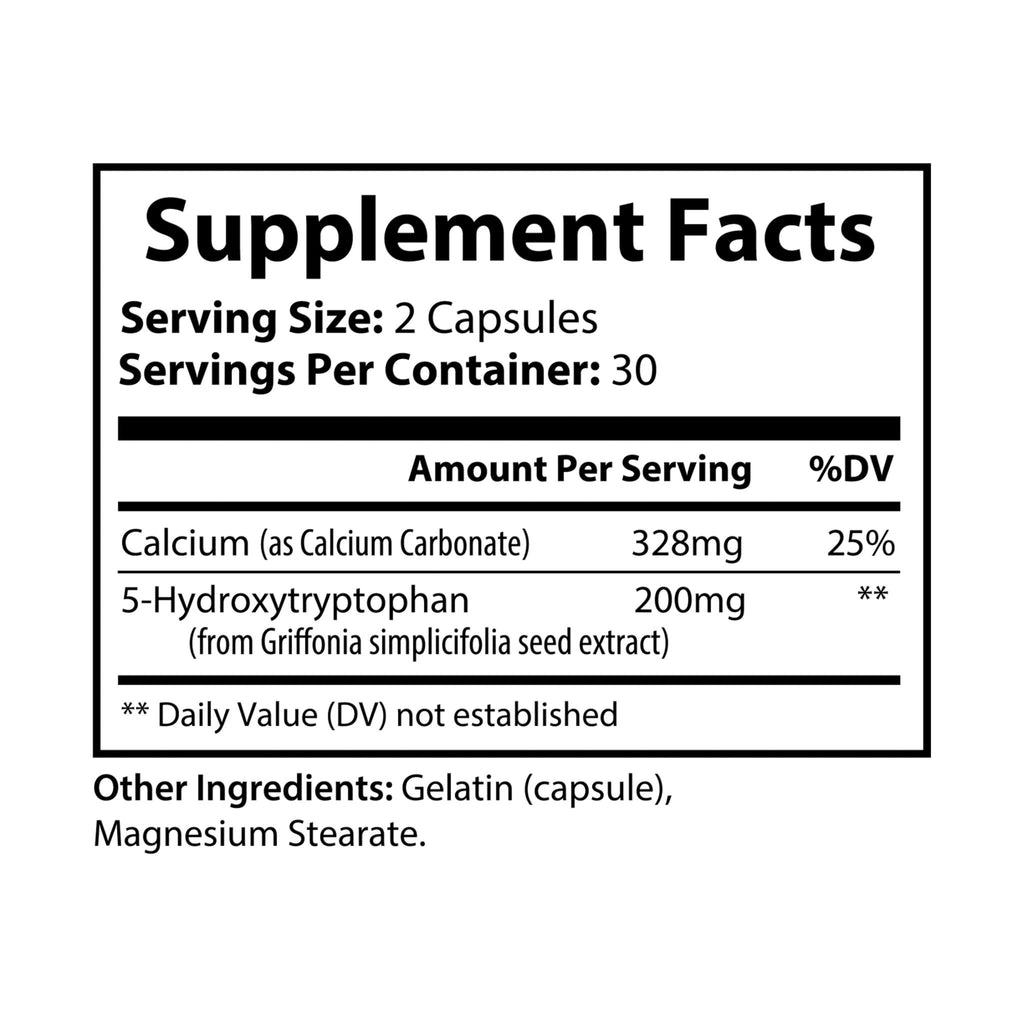 WildBound 5-HTP Supplement (60 Capsules) - Hidden Realm Essentials