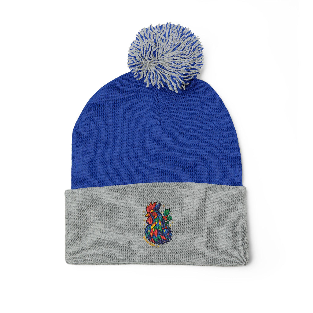 Born to Shine – Cozy Pom Knit Beanie