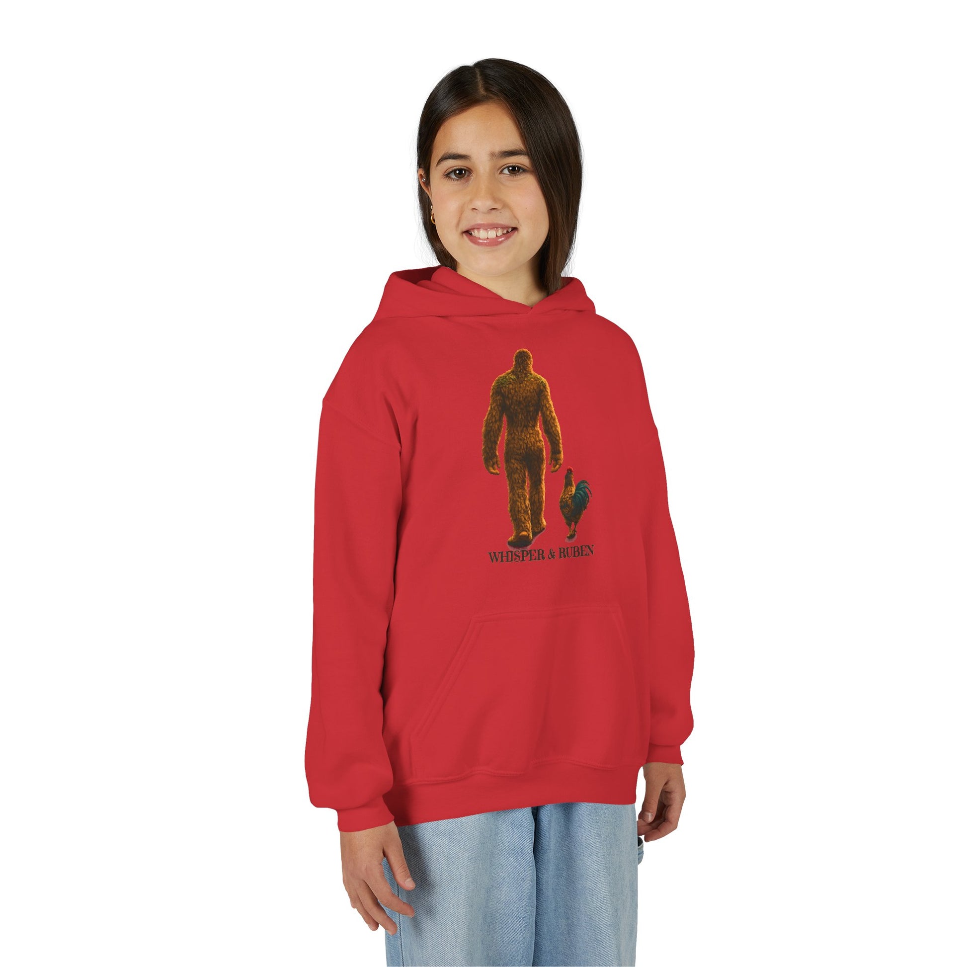 Whisper & Ruben Youth Heavy Blend Hooded Sweatshirt