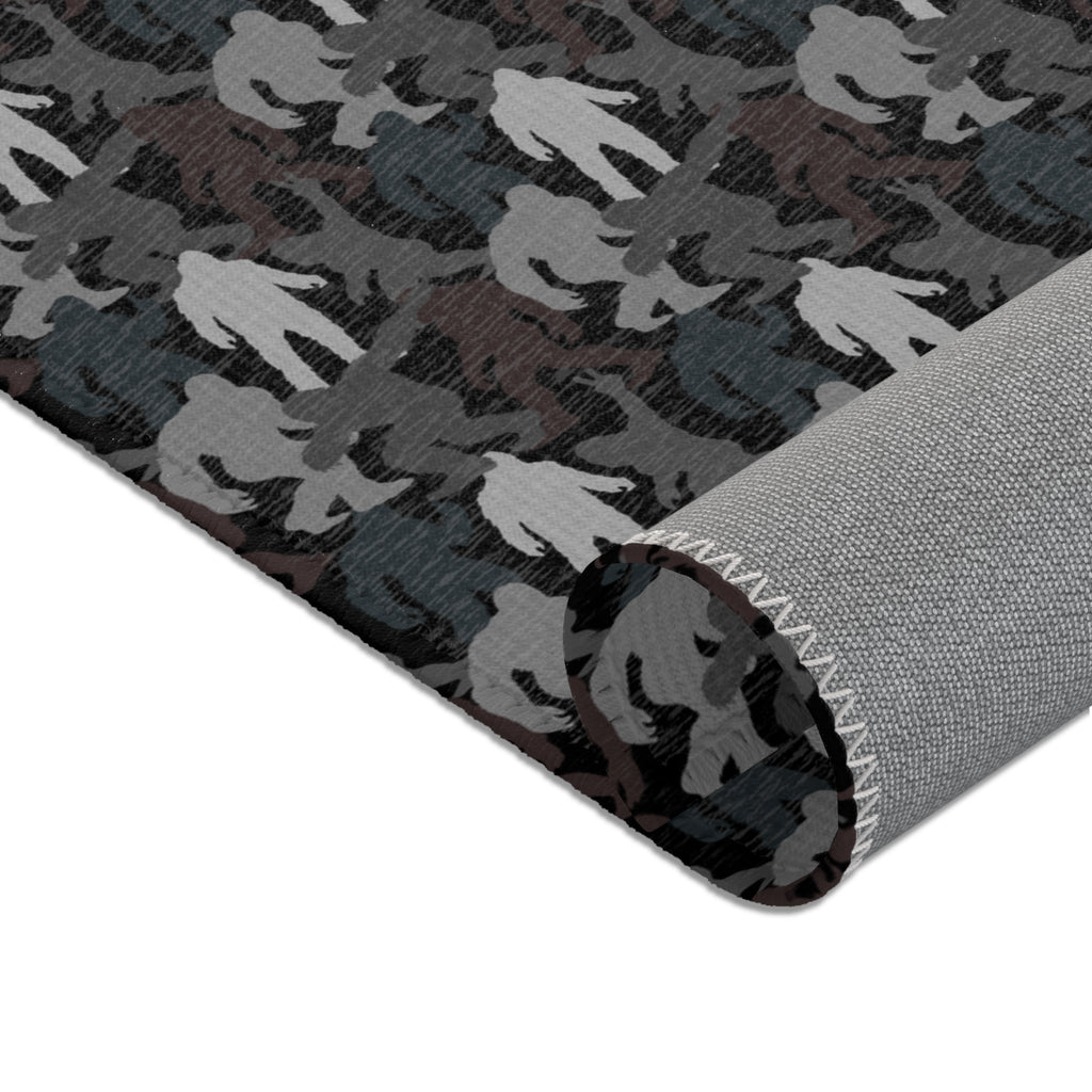 Shadow Stalker Camo – Woven Chenille Rug