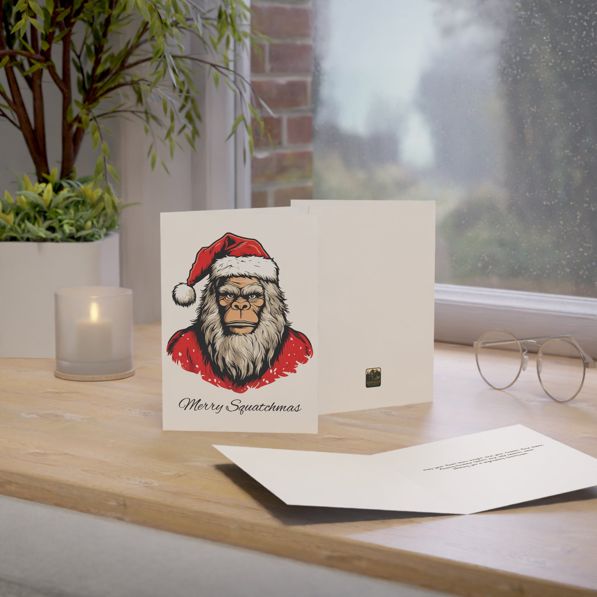 Santa Squatch – Legendary Christmas Card Set