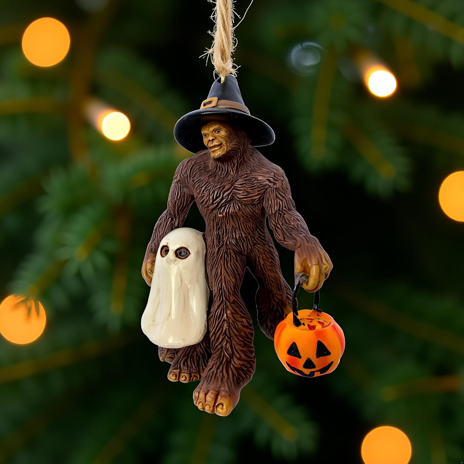 Bigfoot Trick-or-Treat Ornament
