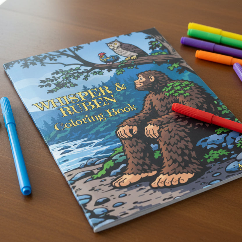 Whisper & Ruben: A Woodland Coloring Adventure