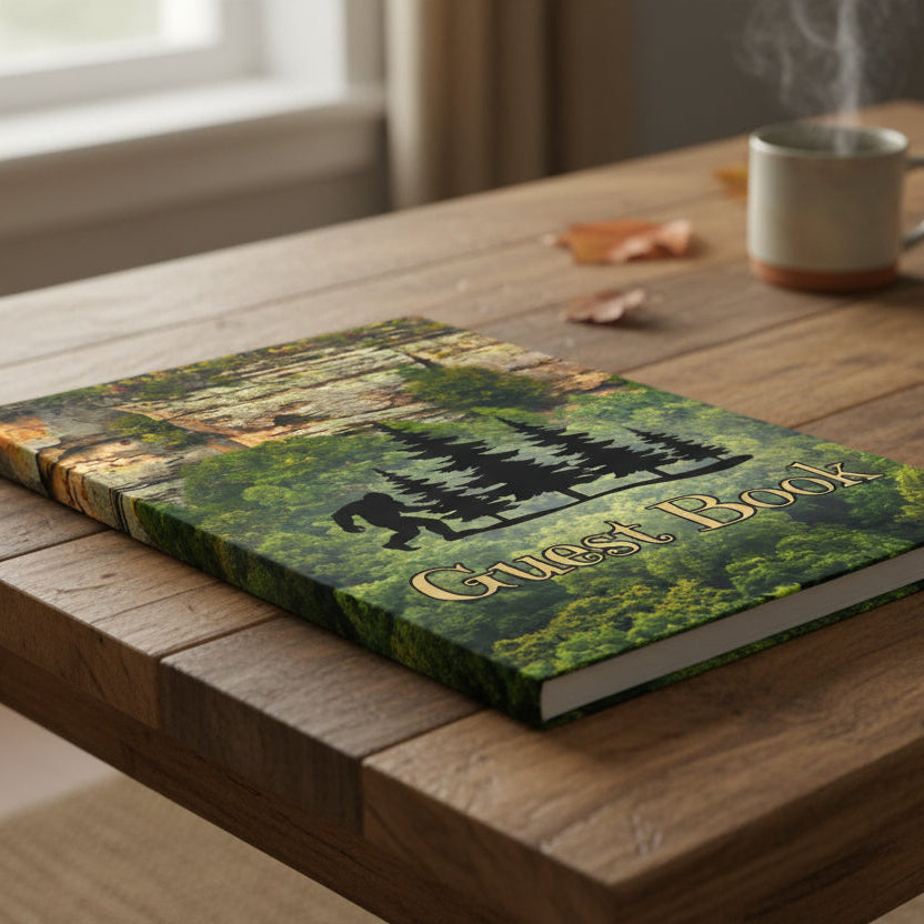 Bigfoot Guest Book – Woodland Memory Keeper