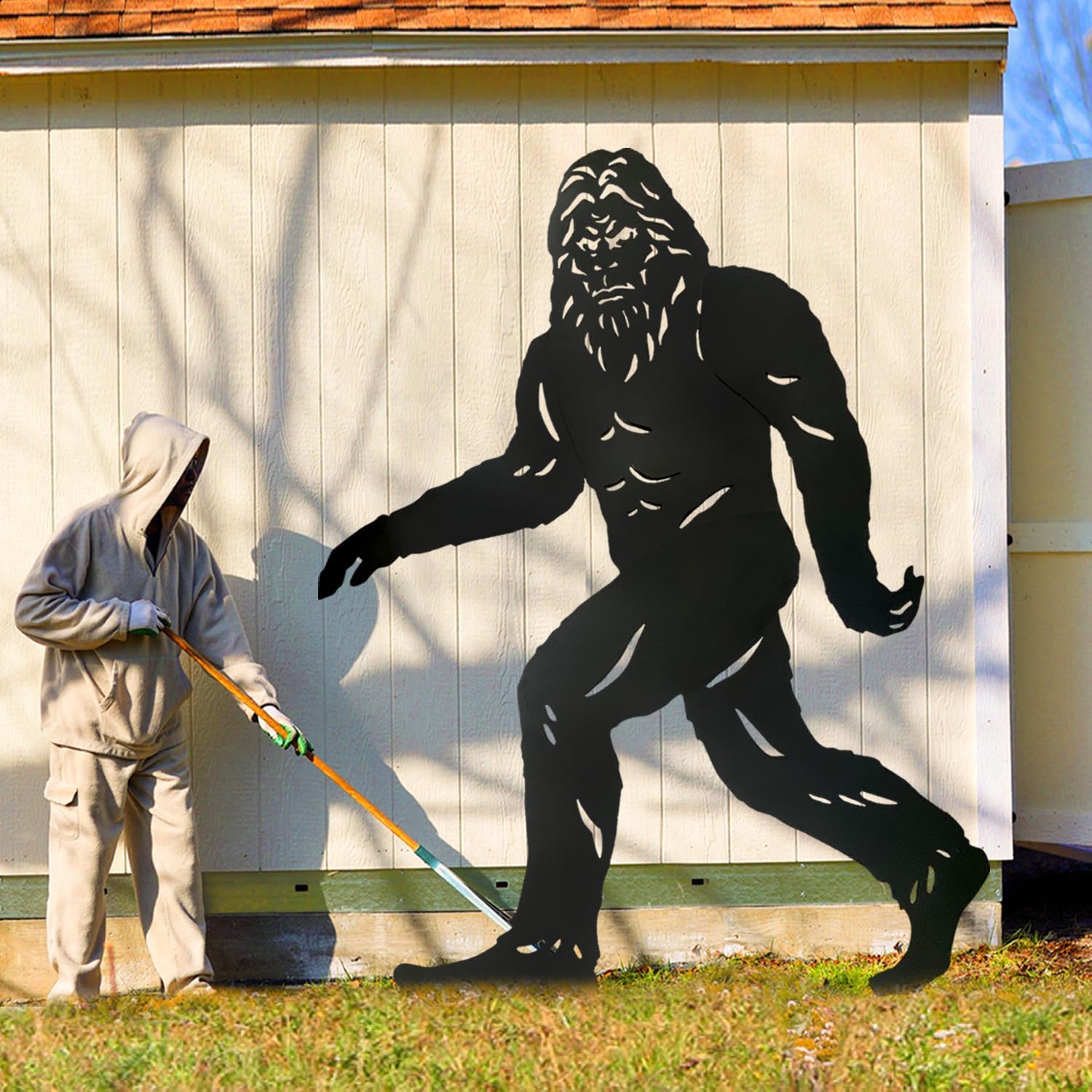 Life Size 7'4" Bigfoot Yard Decor