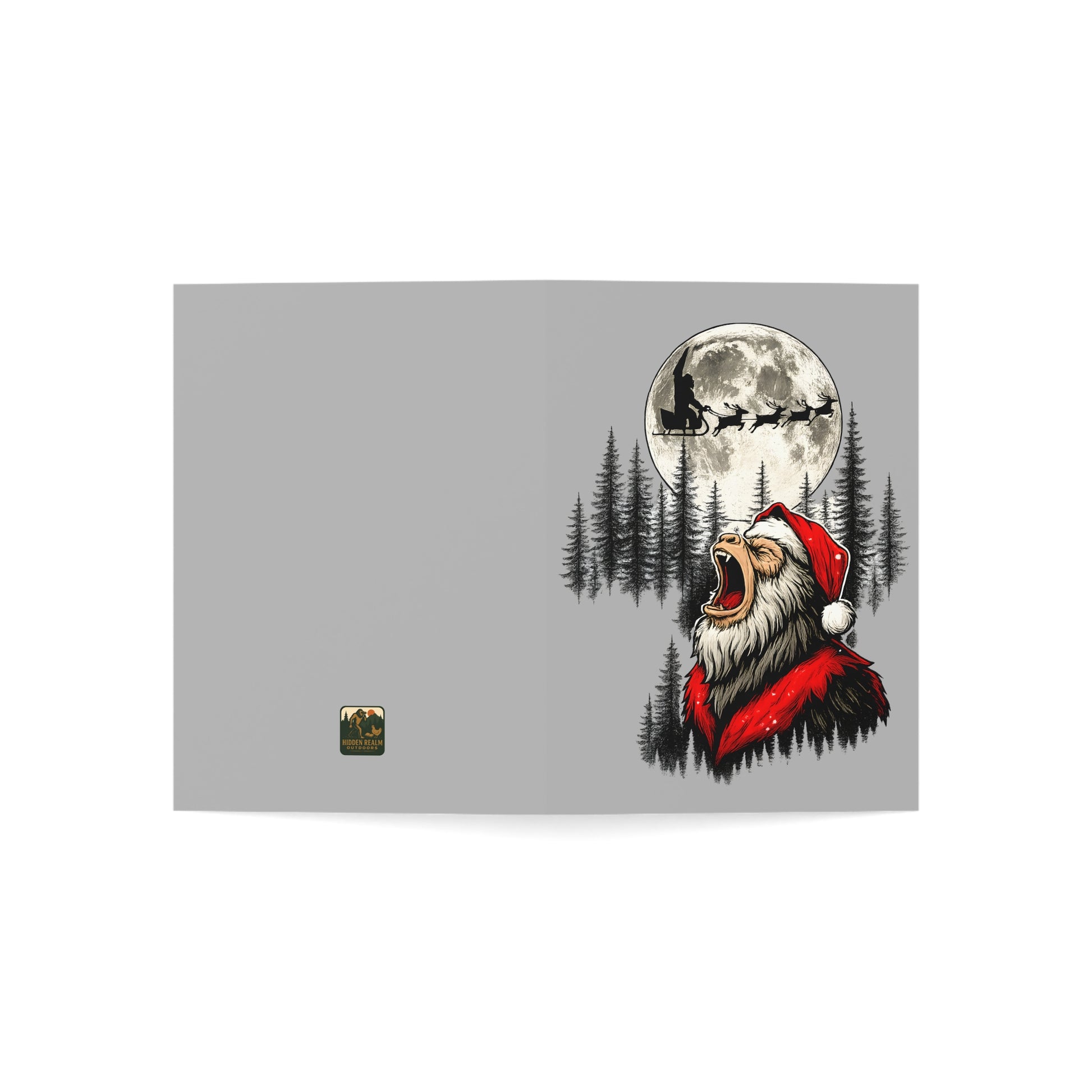 Silent Night, Squatch Night – Legendary Christmas Card Set