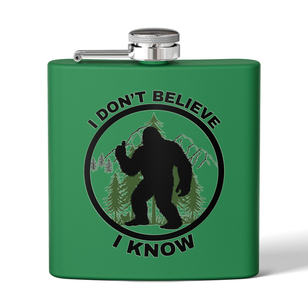 I Don’t Believe Stainless Steel Flask